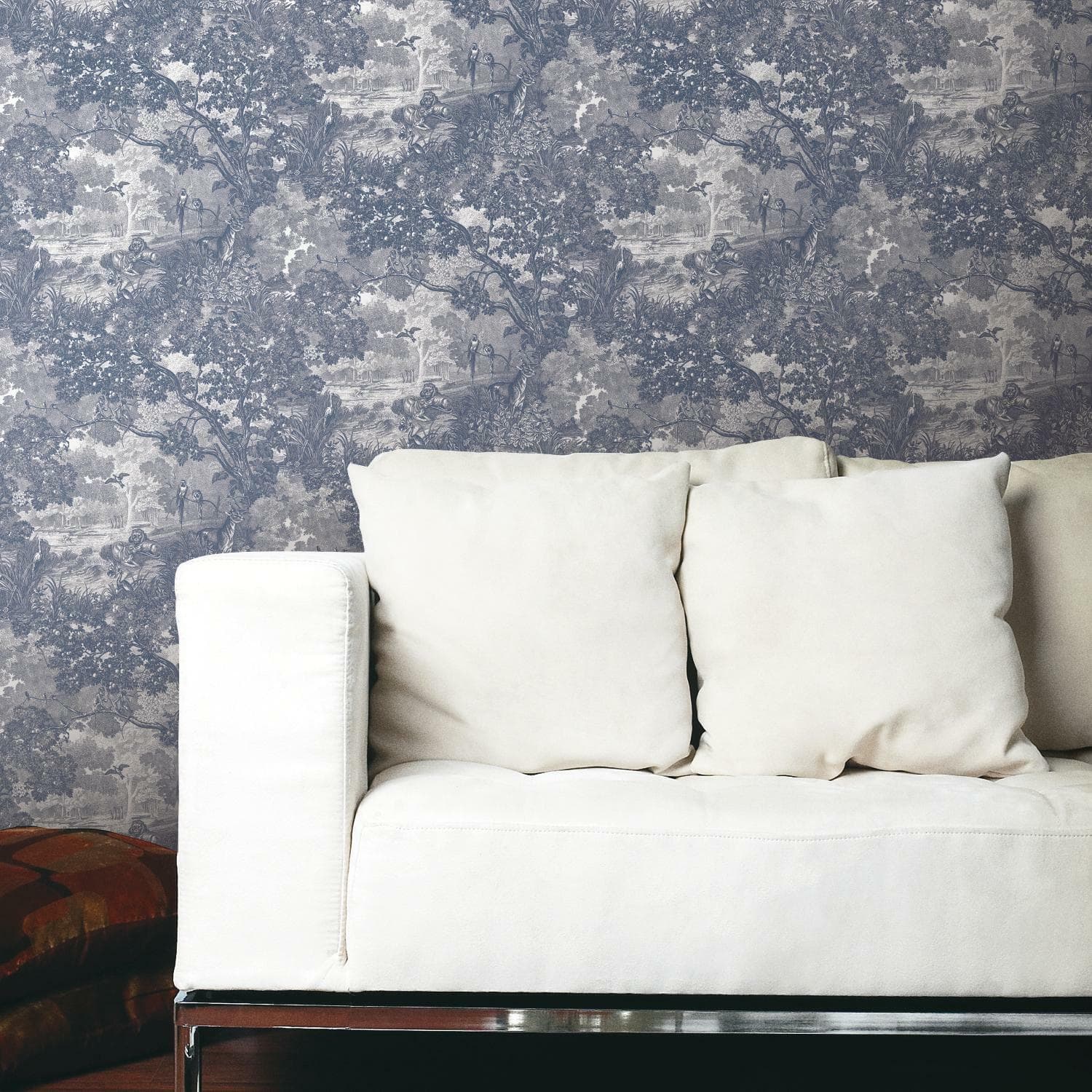 RoomMates Jungle Toile Peel &#x26; Stick Wallpaper