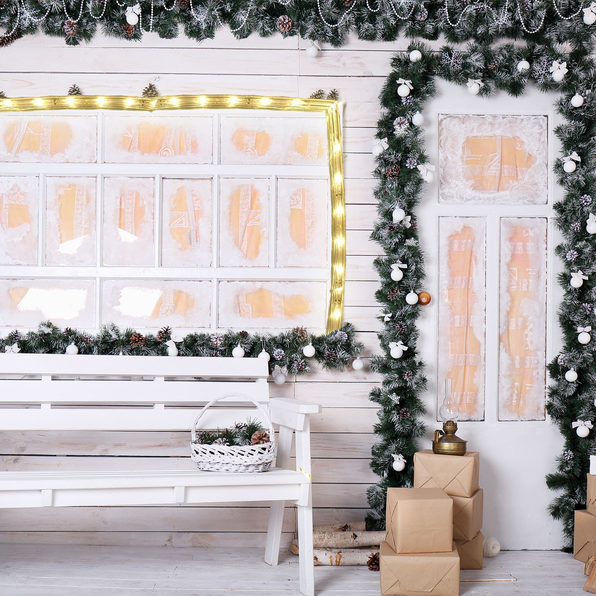 100' Warm White LED Christmas Rope Lights