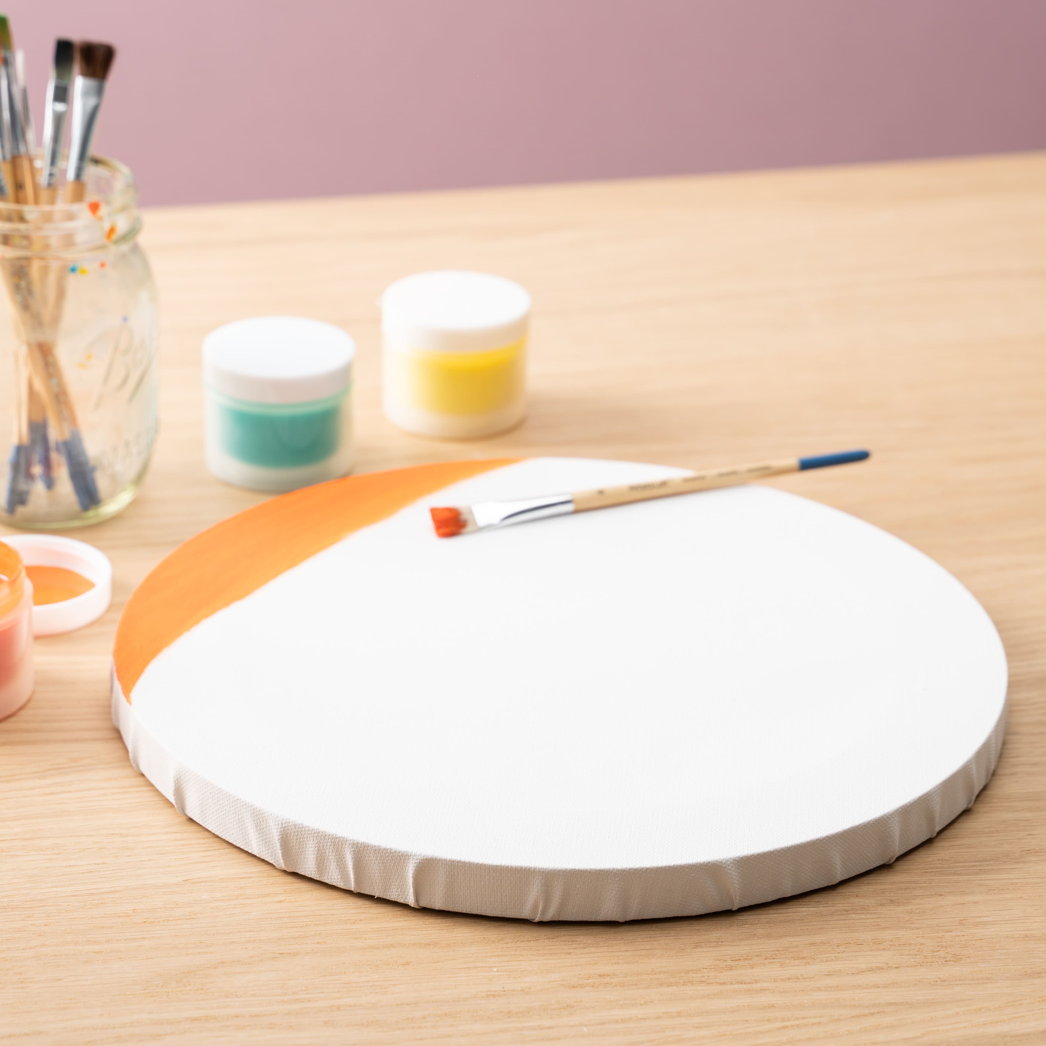 12 Pack: Level 1 Round Traditional Profile Canvas by Artist's Loft™