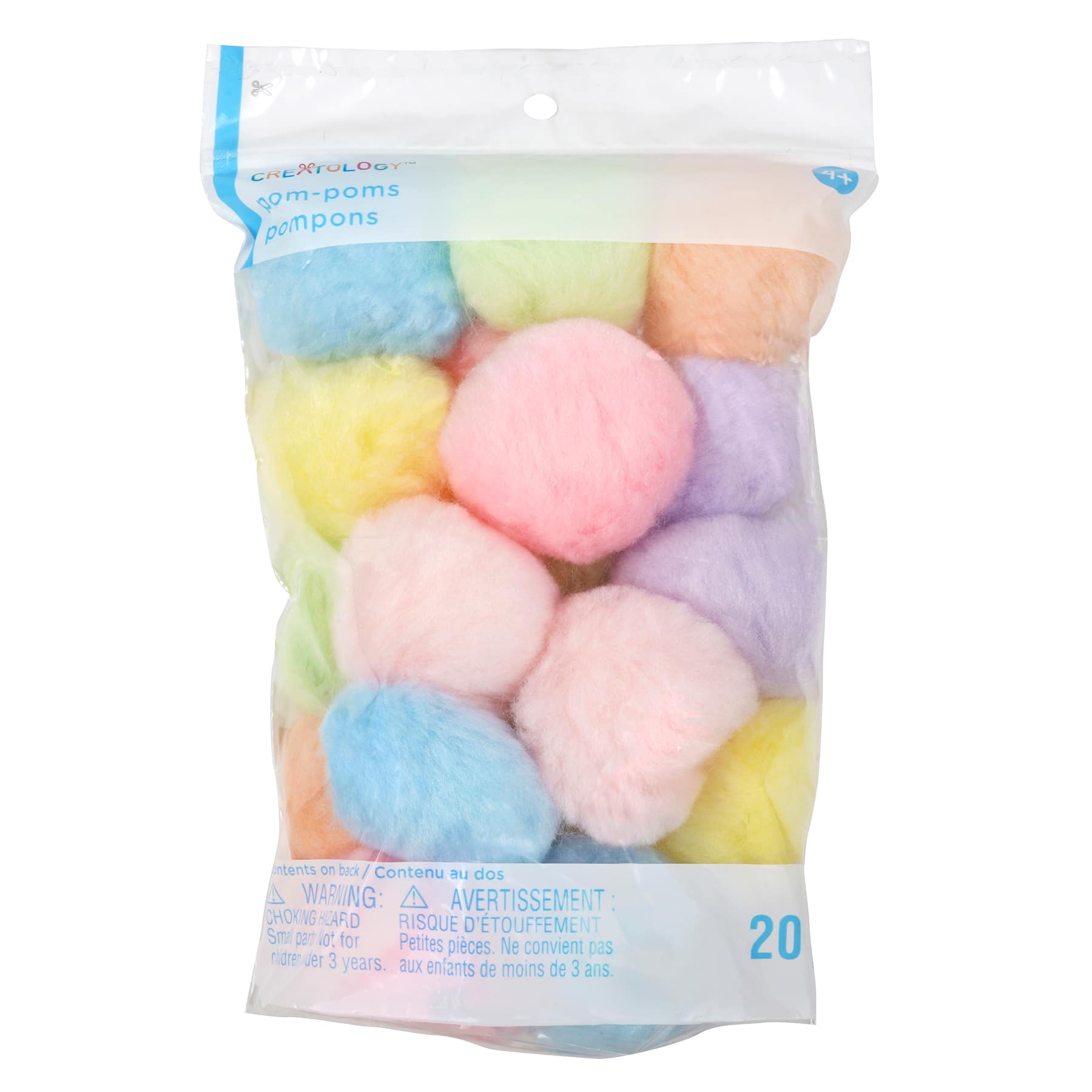12 Packs: 20 ct. (240 total) 2" Pastel Pom Poms by Creatology™