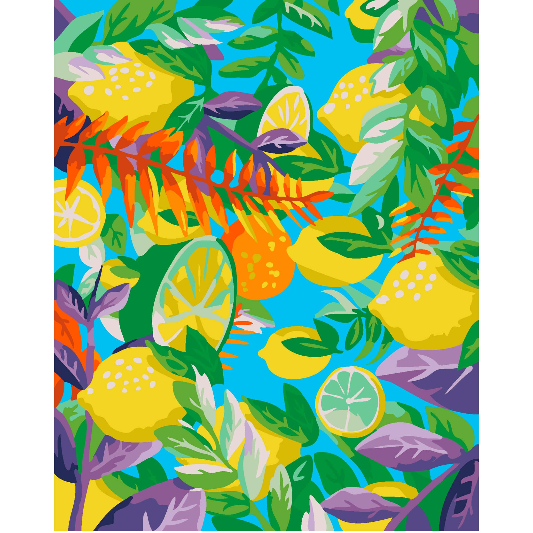 Vibrant Lemons Paint-by-Numbers Kit by Artist&#x27;s Loft&#xAE;
