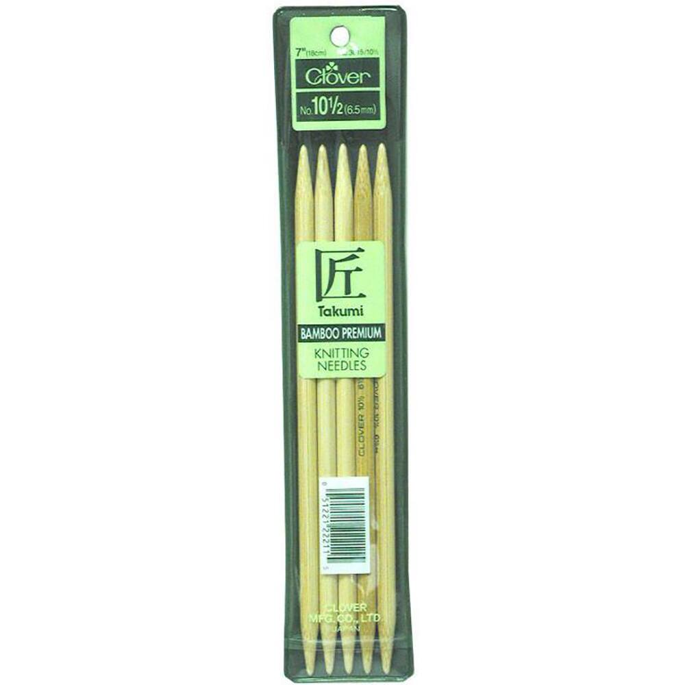 Clover Takumi® 7" Double Point Knitting Needles Double Pointed