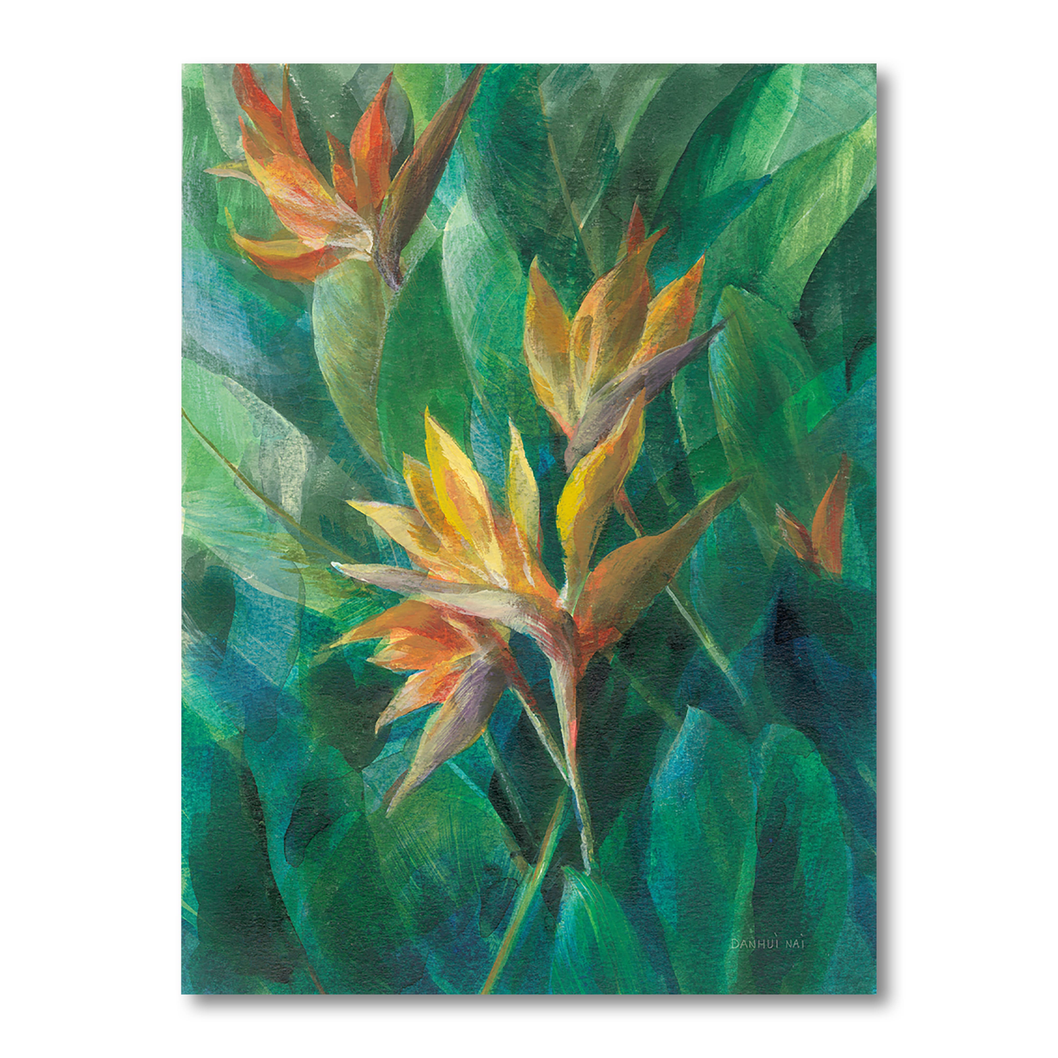 Designart - RW Bird of Paradise II - Tropical Canvas Wall Art