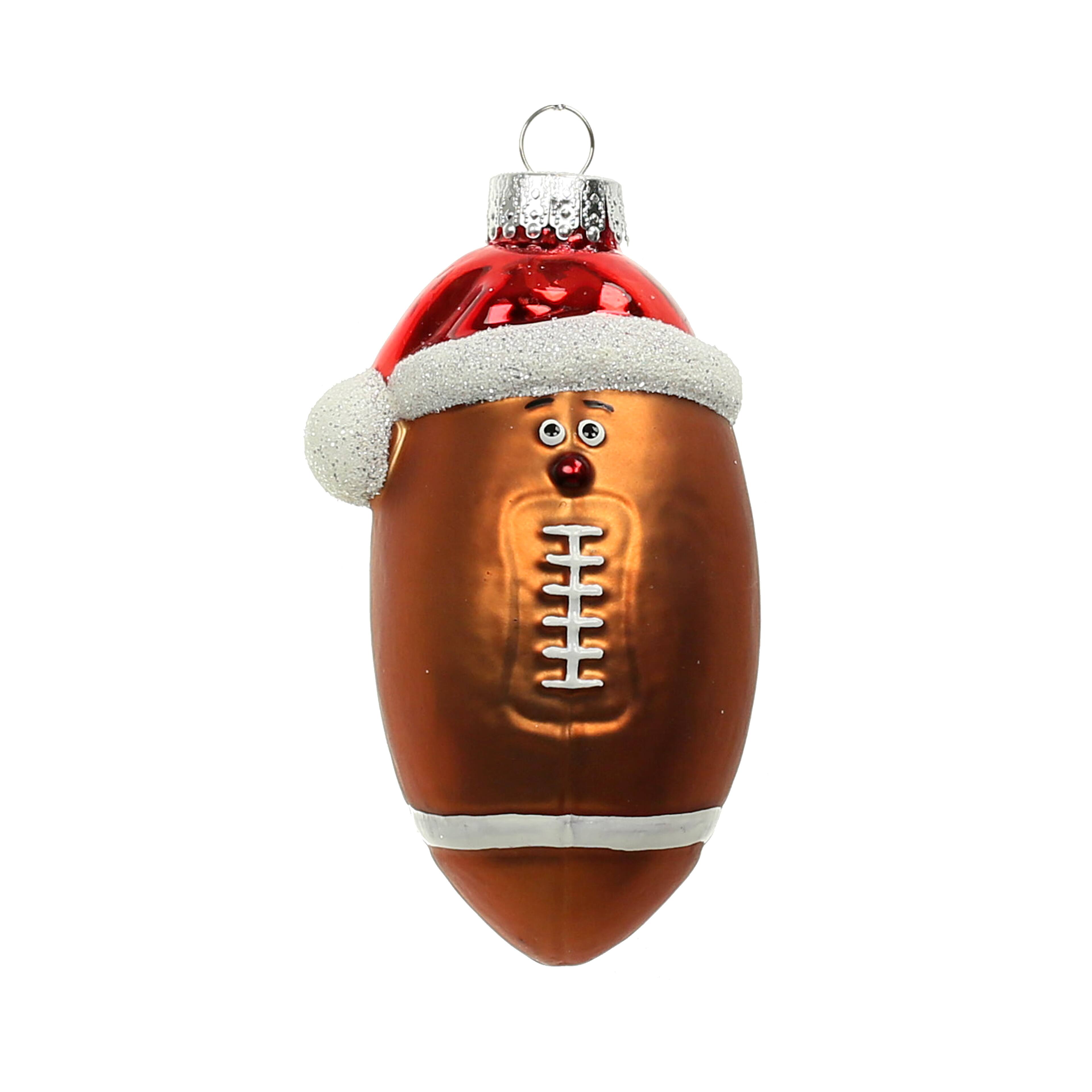4&#x22; Football Glass Ornament by Ashland&#xAE;