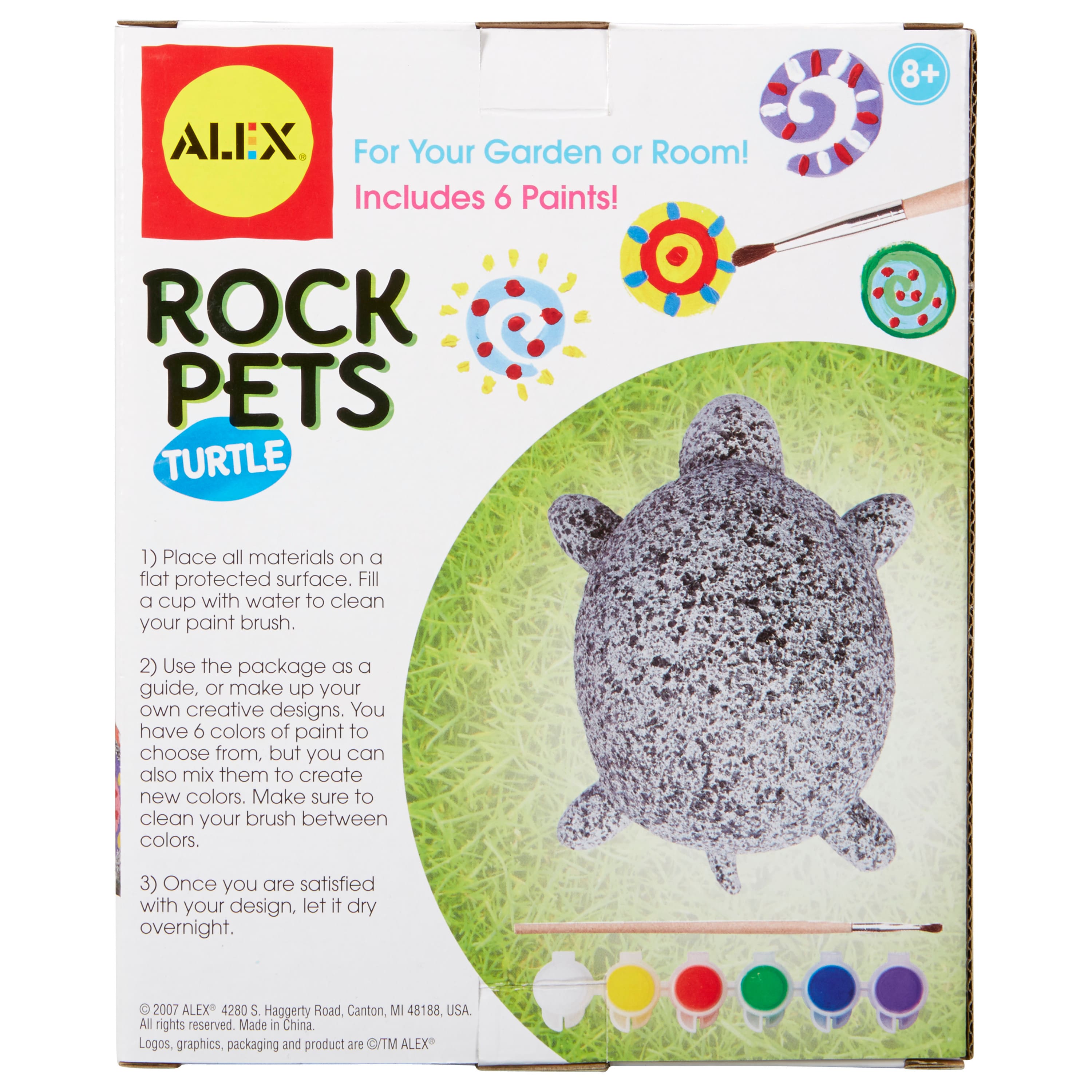 ALEX Toys Craft Rock Pets Turtle Kids Art and Craft Activity