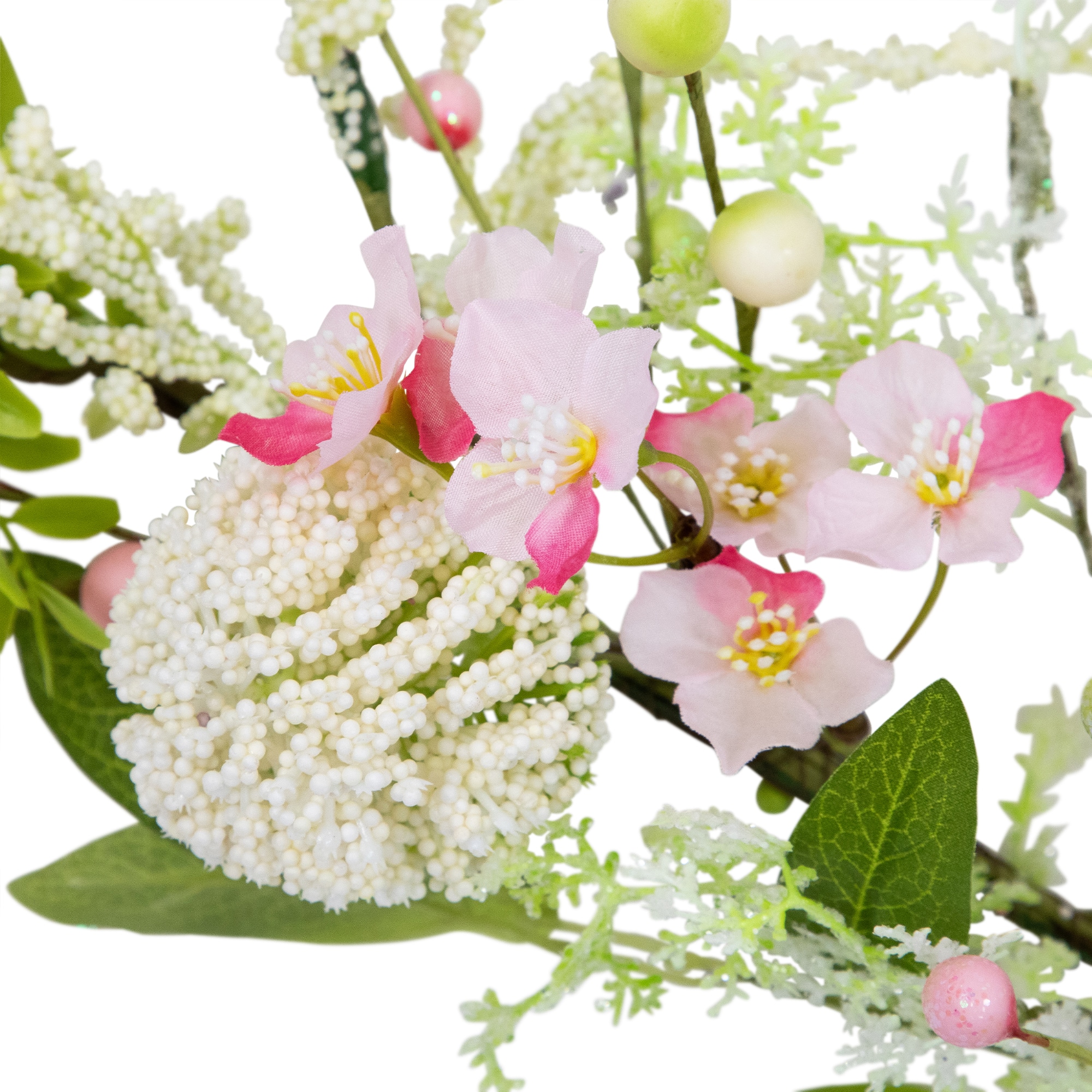 5ft. Pink Hydrangea &#x26; Berry Floral Spring Garland