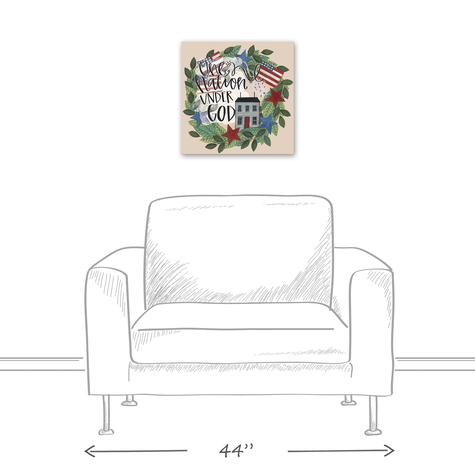 One Nation Under God Canvas Wall Art