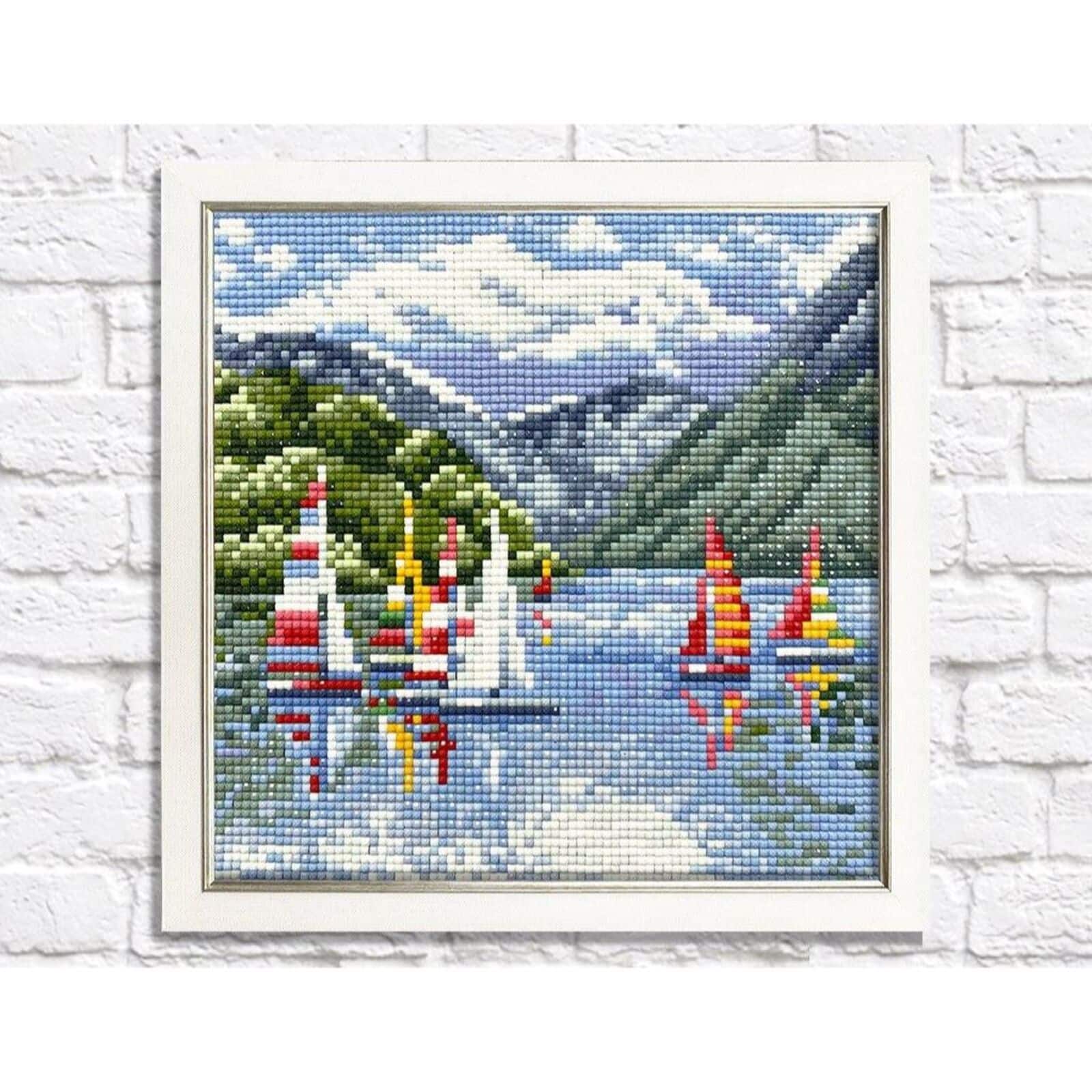 Crafting Spark Sailing Ships Diamond Painting Kit
