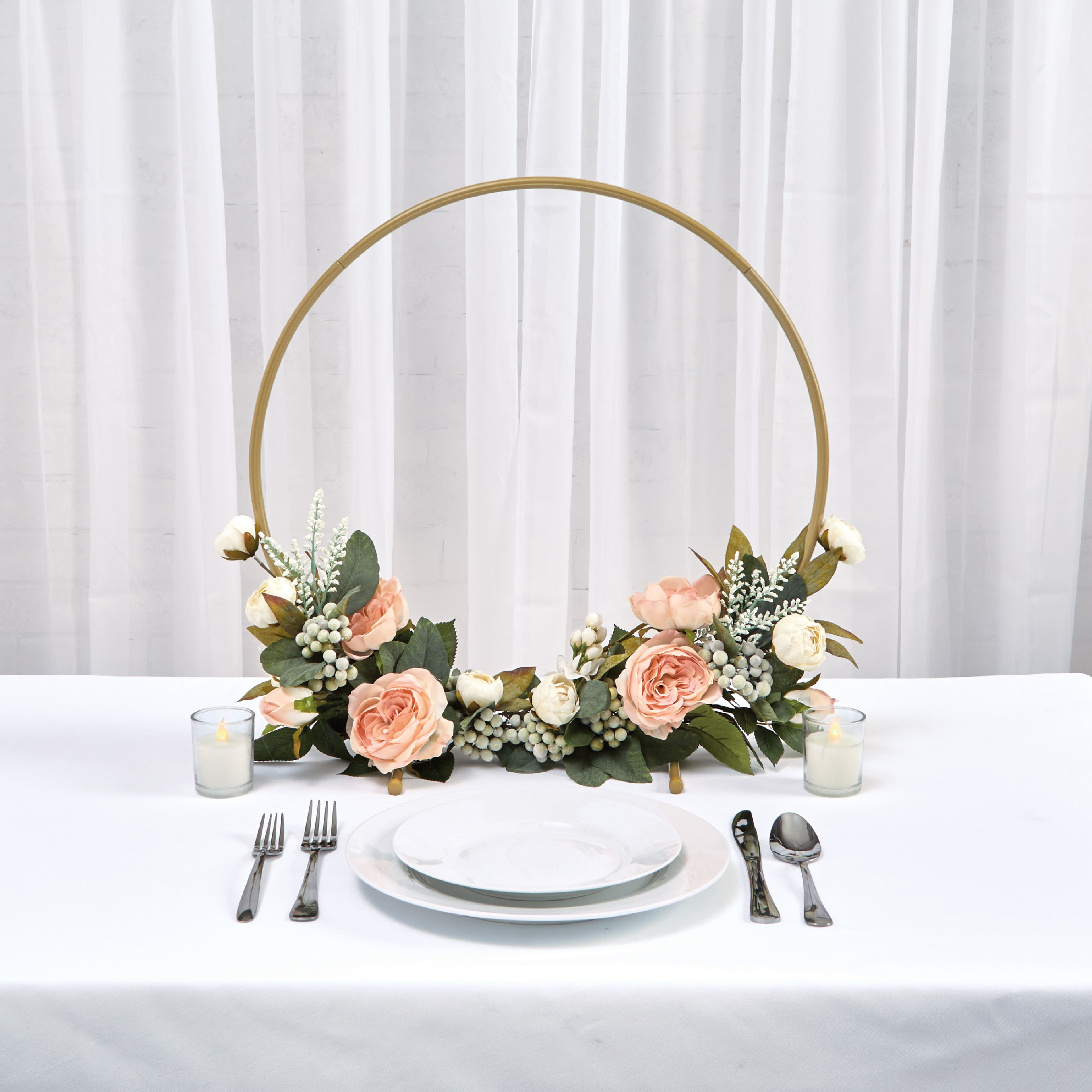 19.75&#x22; Gold Tabletop Hoop by Celebrate It&#x2122;