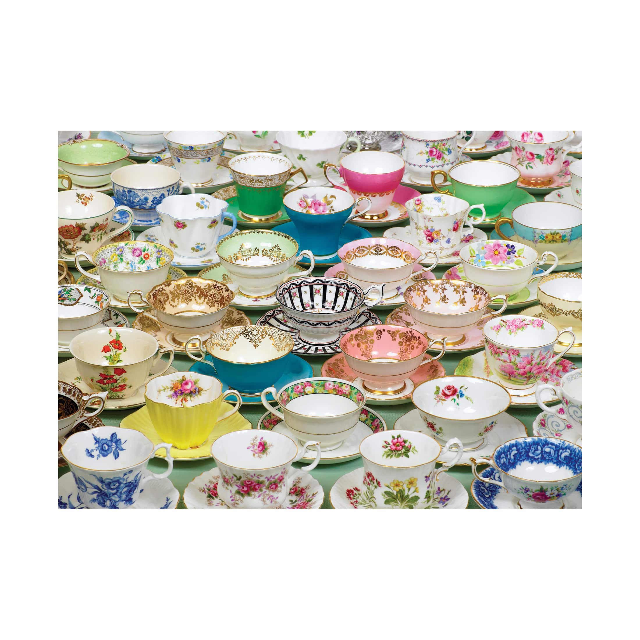 Cobble Hill Teacups 1000 Piece Puzzle