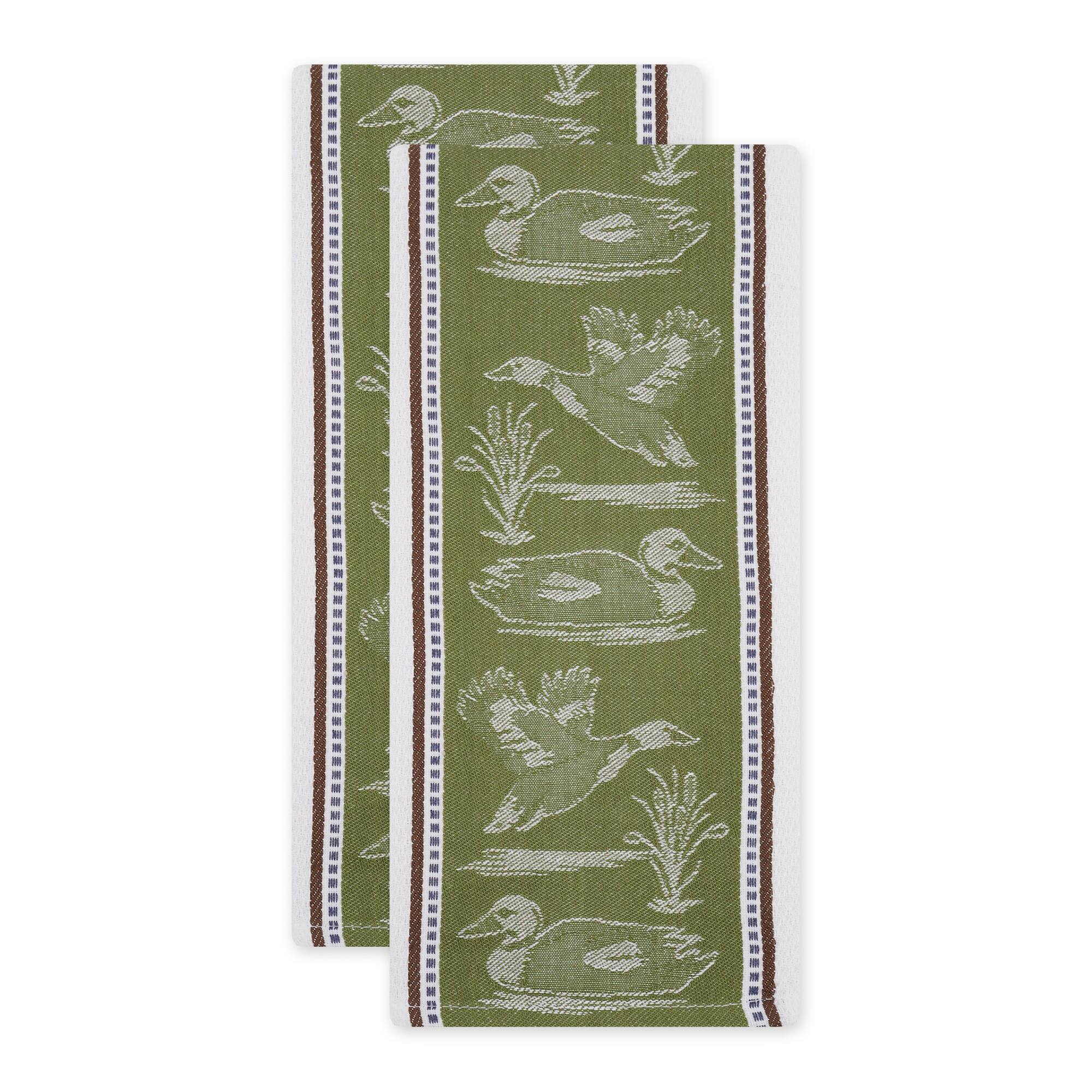 DII® Duck Jacquard Dish Towels, 2ct.