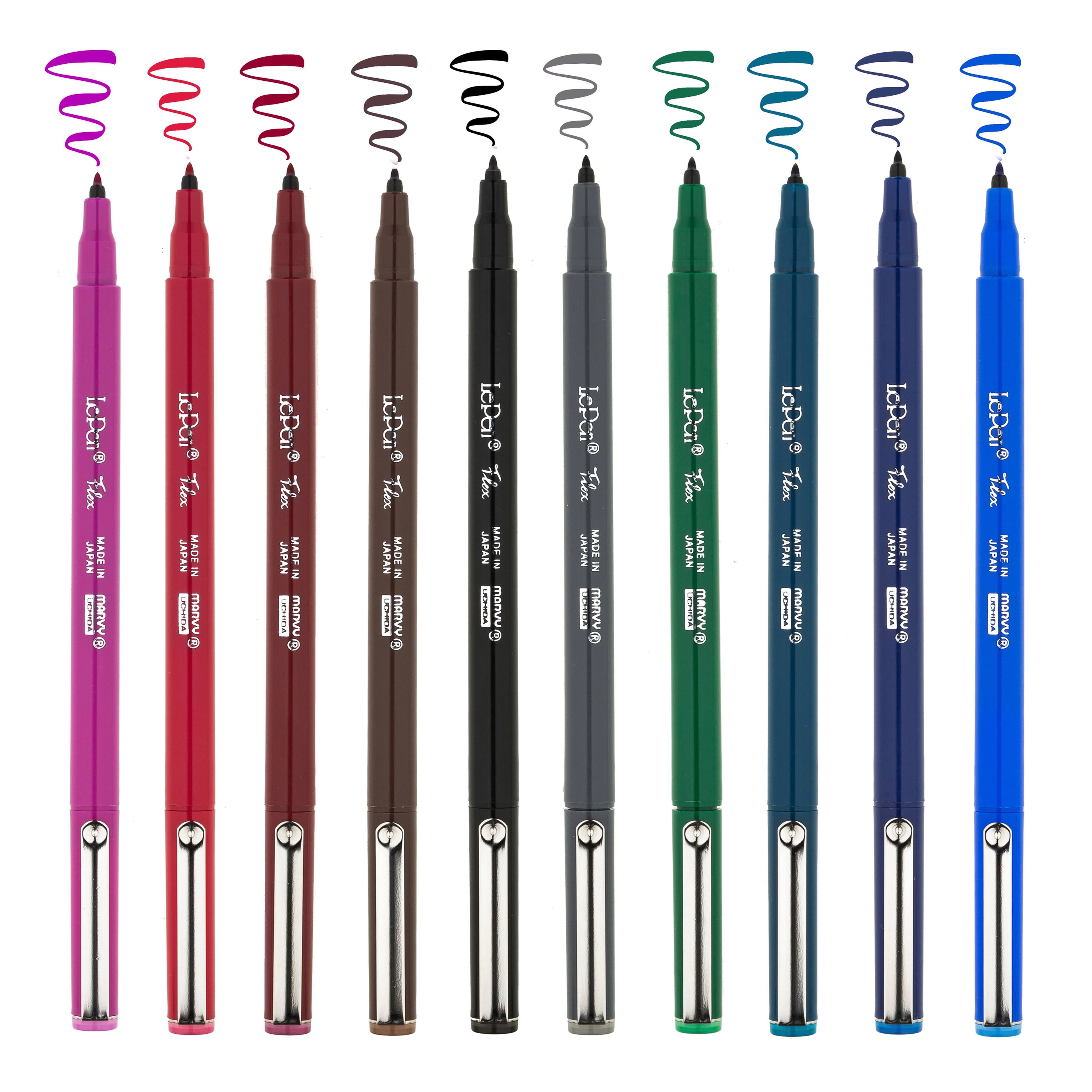 Marvy&#xAE; Uchida LePen&#xAE; Flex 10 Primary Pen Set