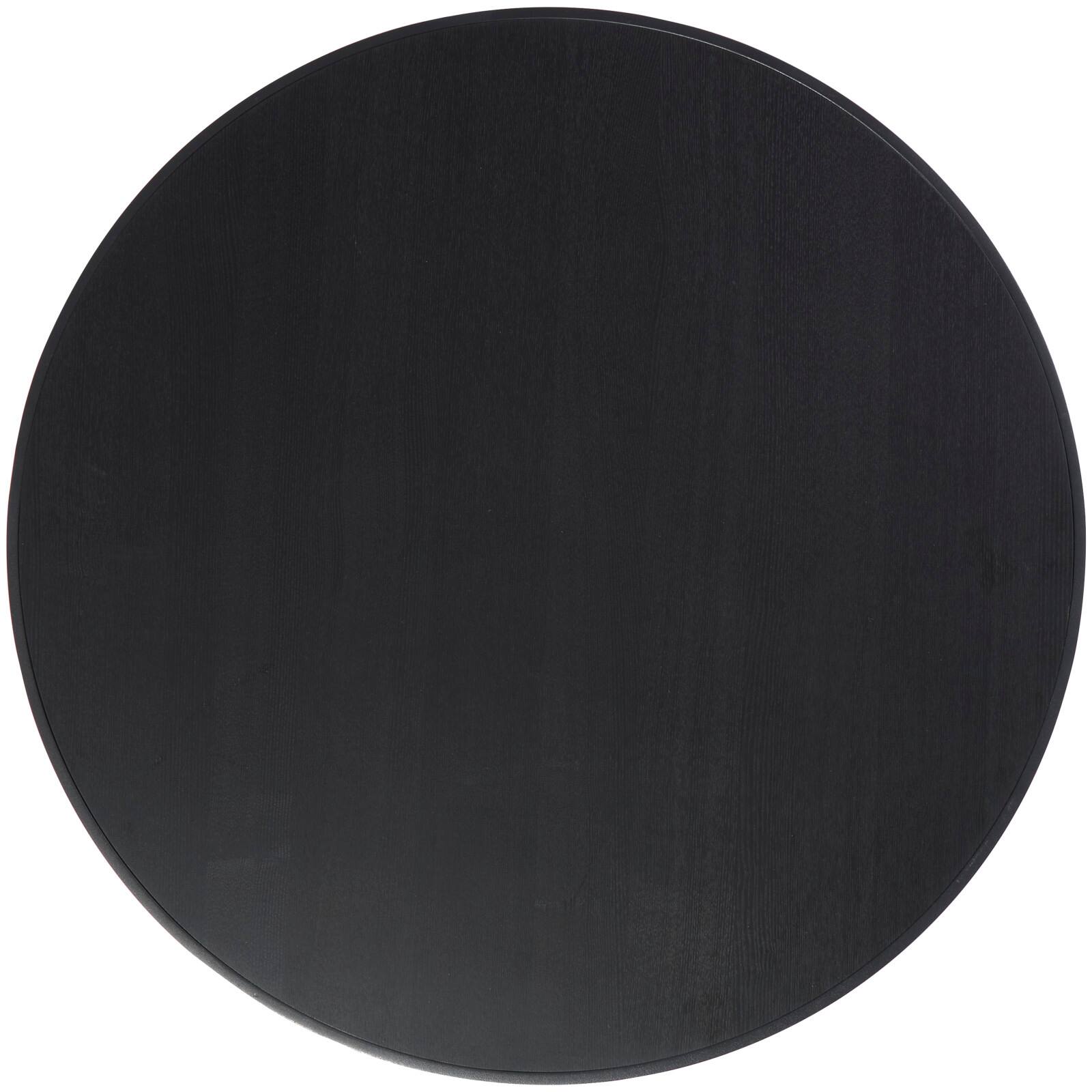 32" Black Metal Open Grid Frame Coffee Table