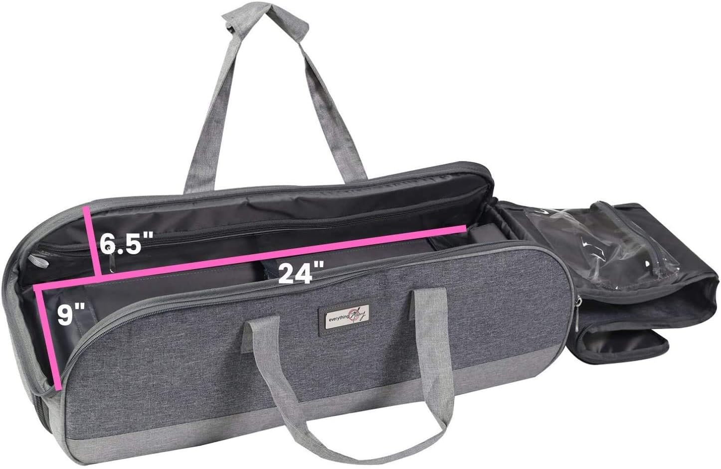 Everything Mary Heather Rolling Craft Tote for Cricut, Brother, and Silhouette Machines