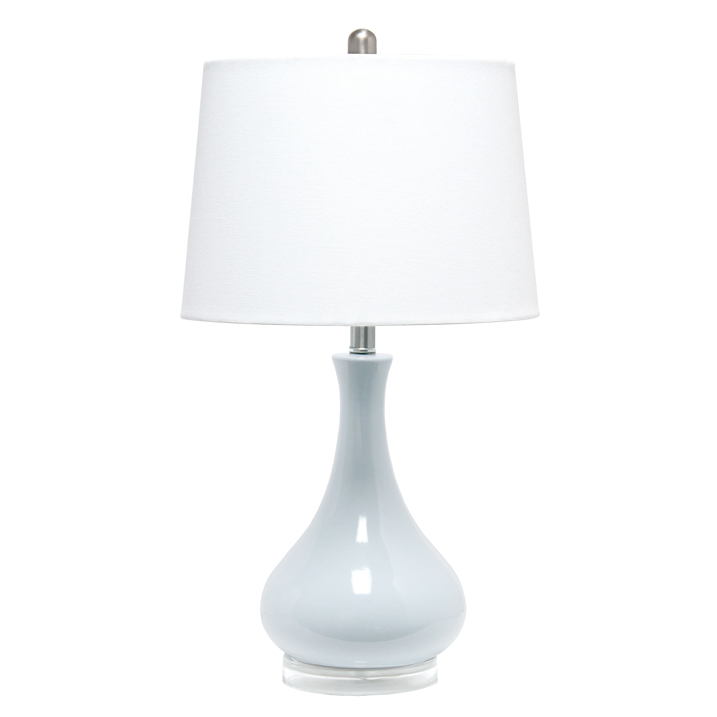 Lalia Home 26" Droplet Table Lamp with Fabric Shade
