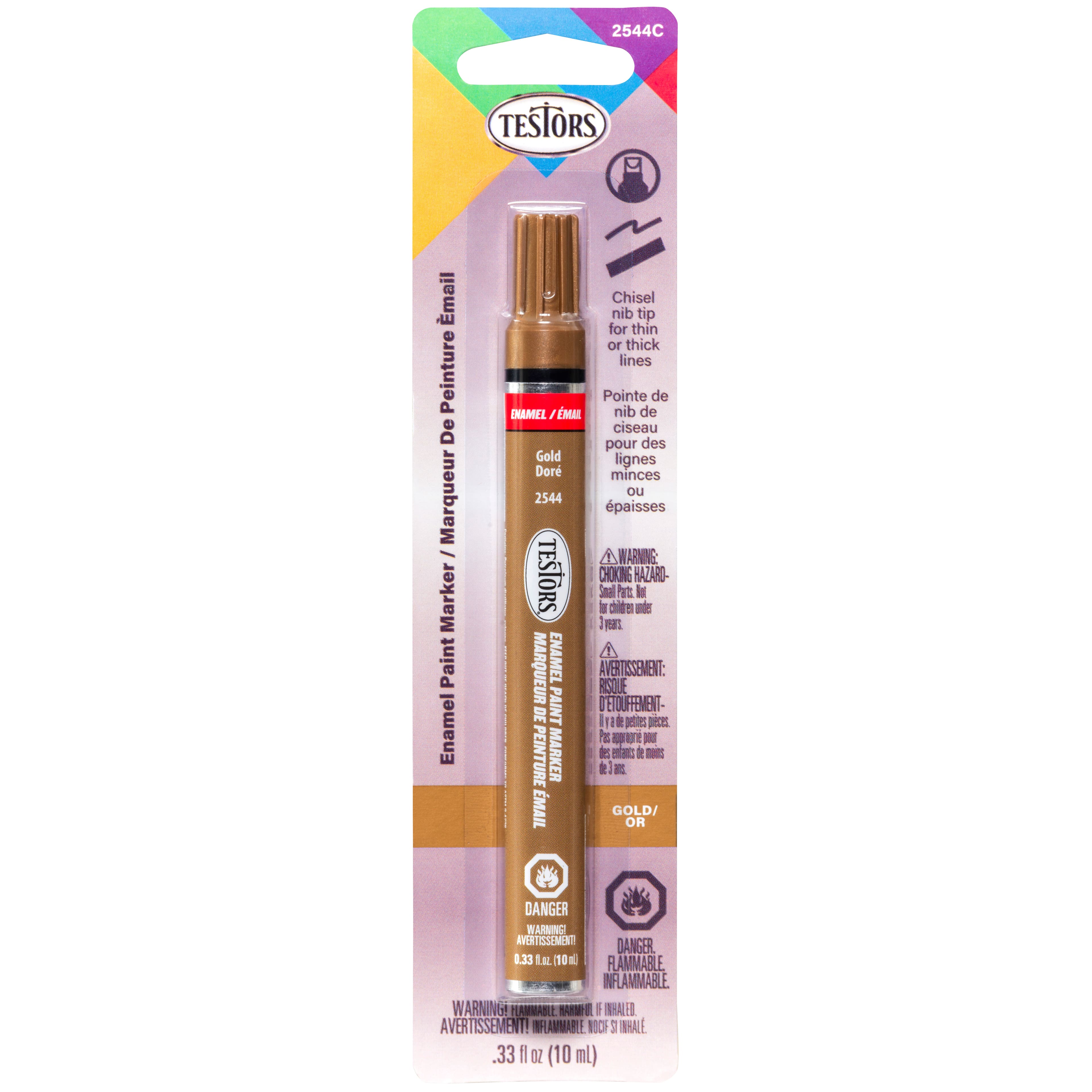 Testors® Metallic Chisel Tip Enamel Marker