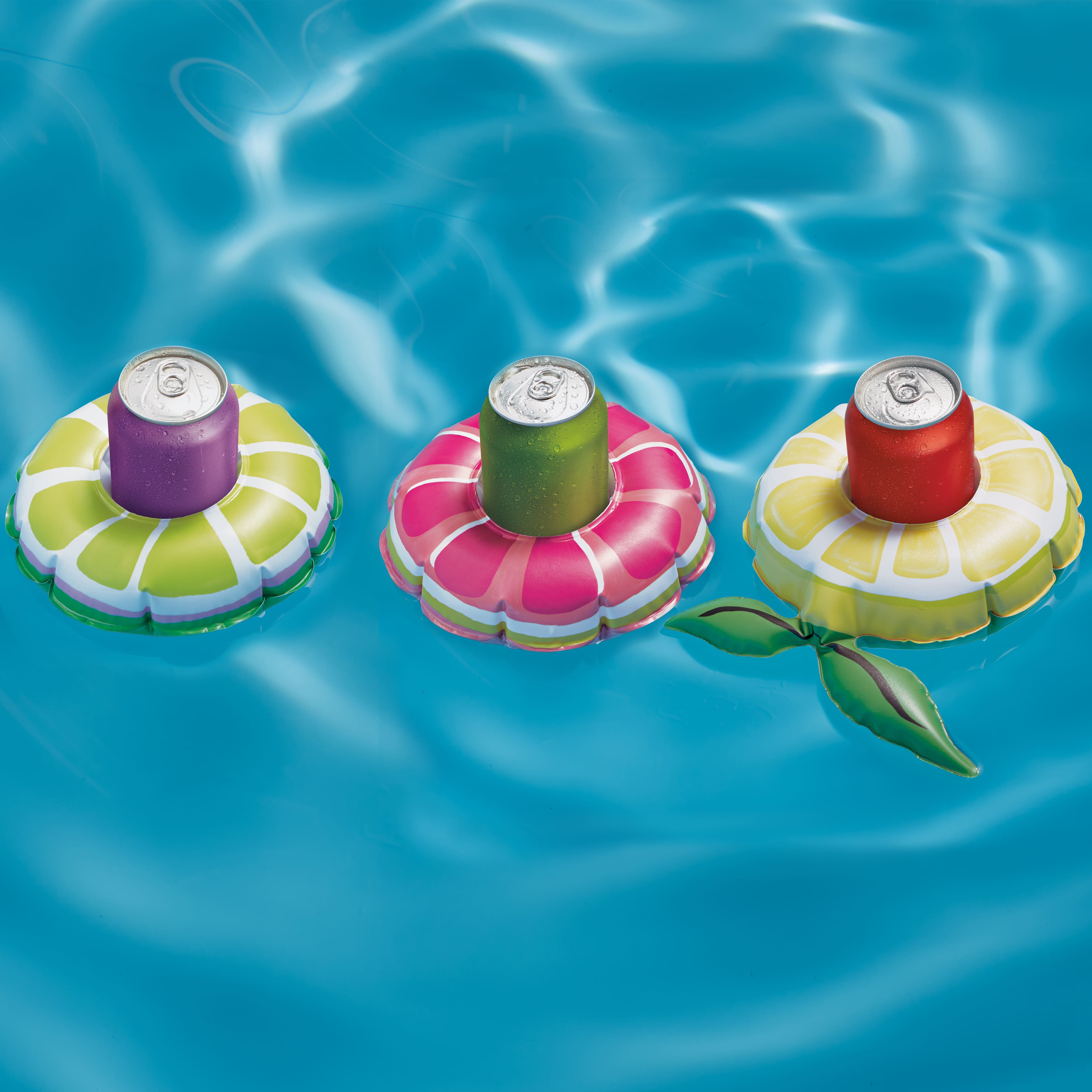 Assorted 7&#x22; Inflated Summer Citrus Fruit Drink Holder by Ashland&#xAE;, 1pc.