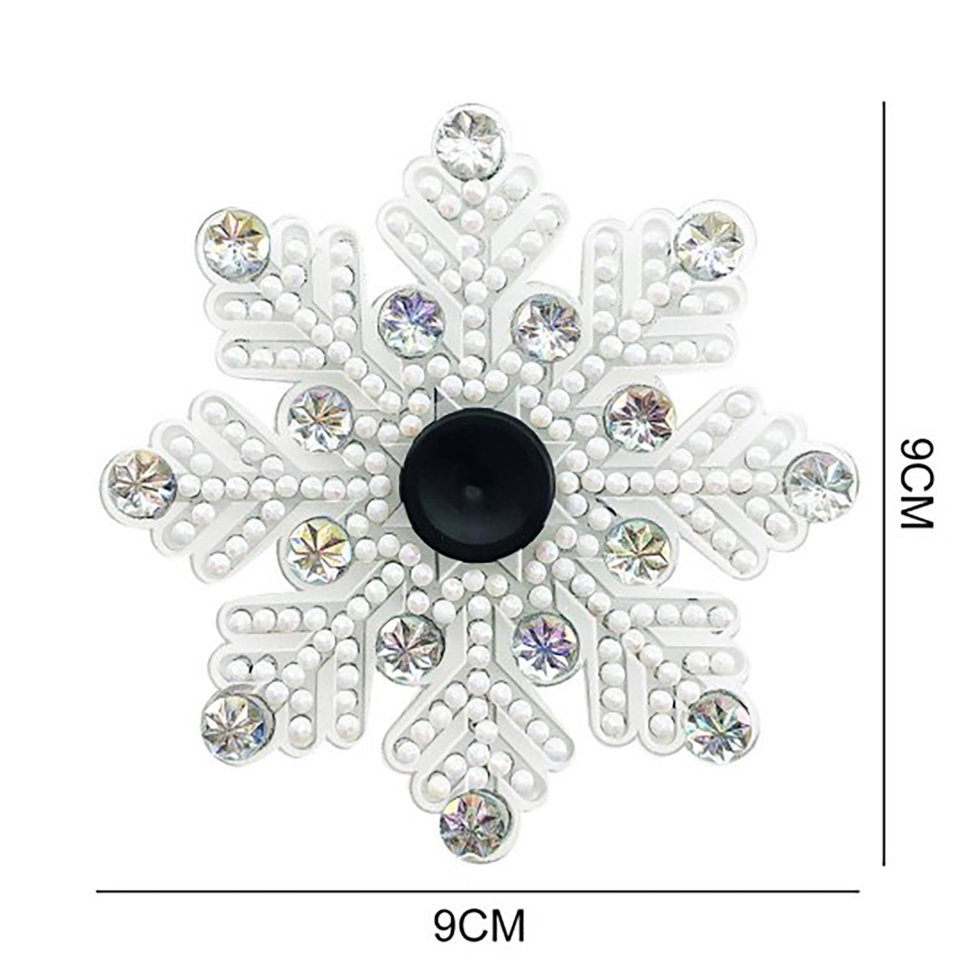 Sparkly Selections Snowflake Fidget Spinner Diamond Painting