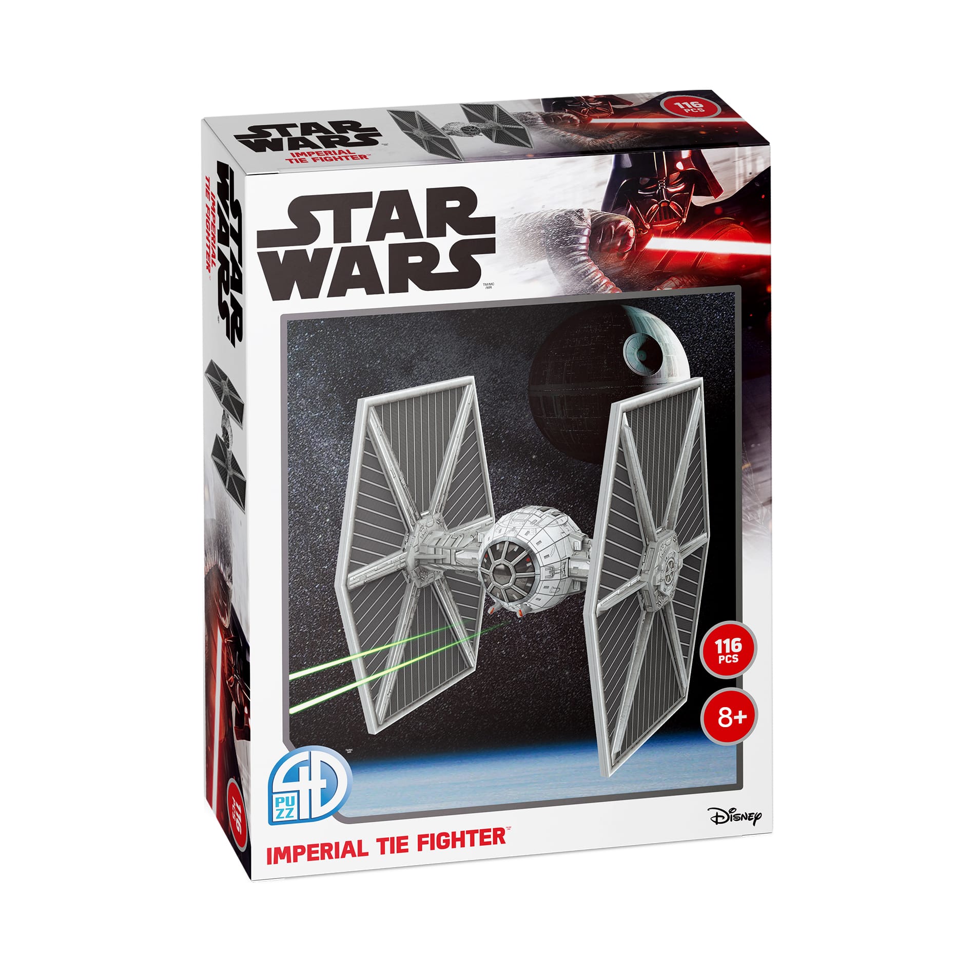 Star Wars - Imperial TIE Fighter Paper Model Kit: 116 Pcs