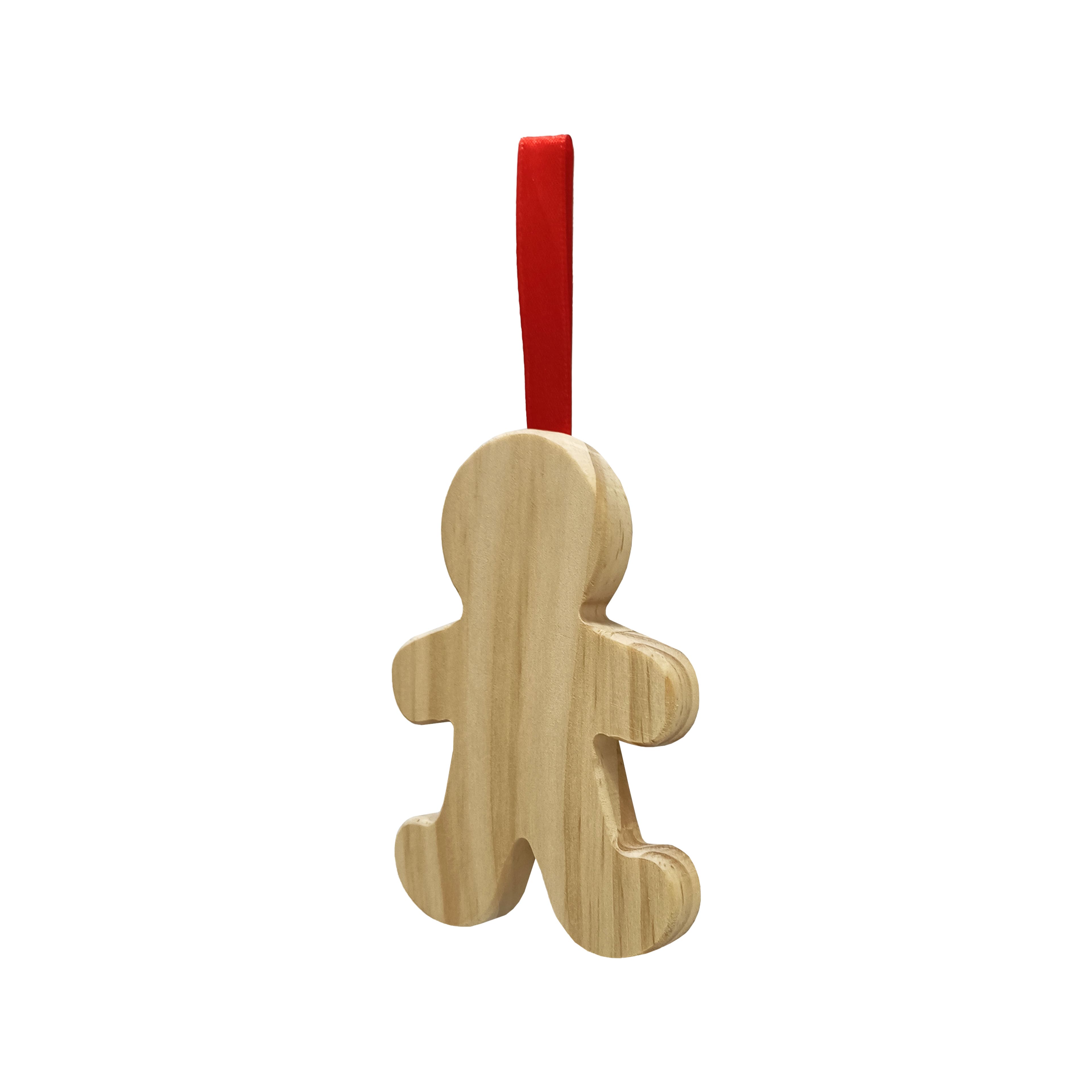 4&#x22; Gingerbread Cookie DIY Pinewood Ornament by Make Market&#xAE;