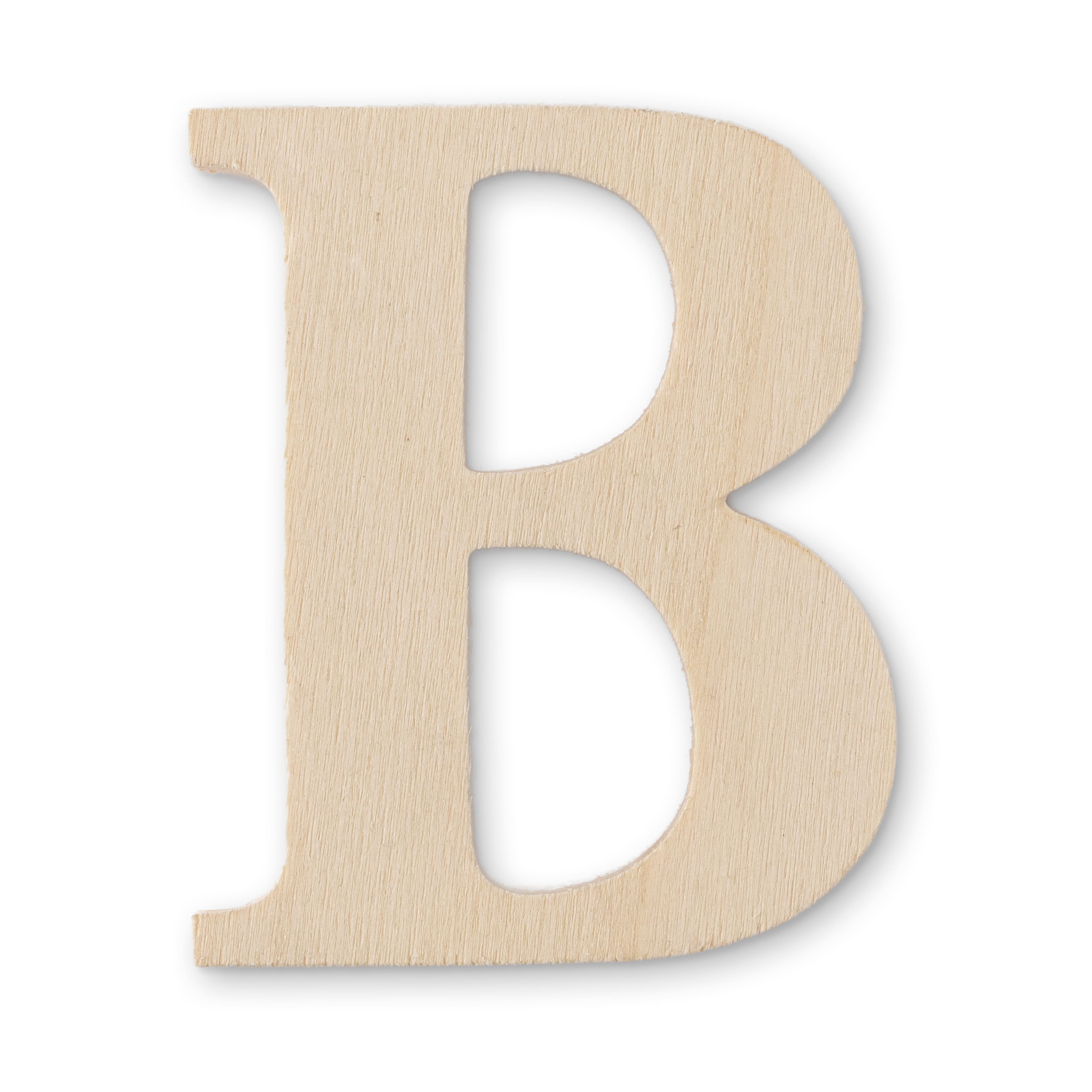 3&#x22; Chunky Wood Letter by Make Market&#xAE;