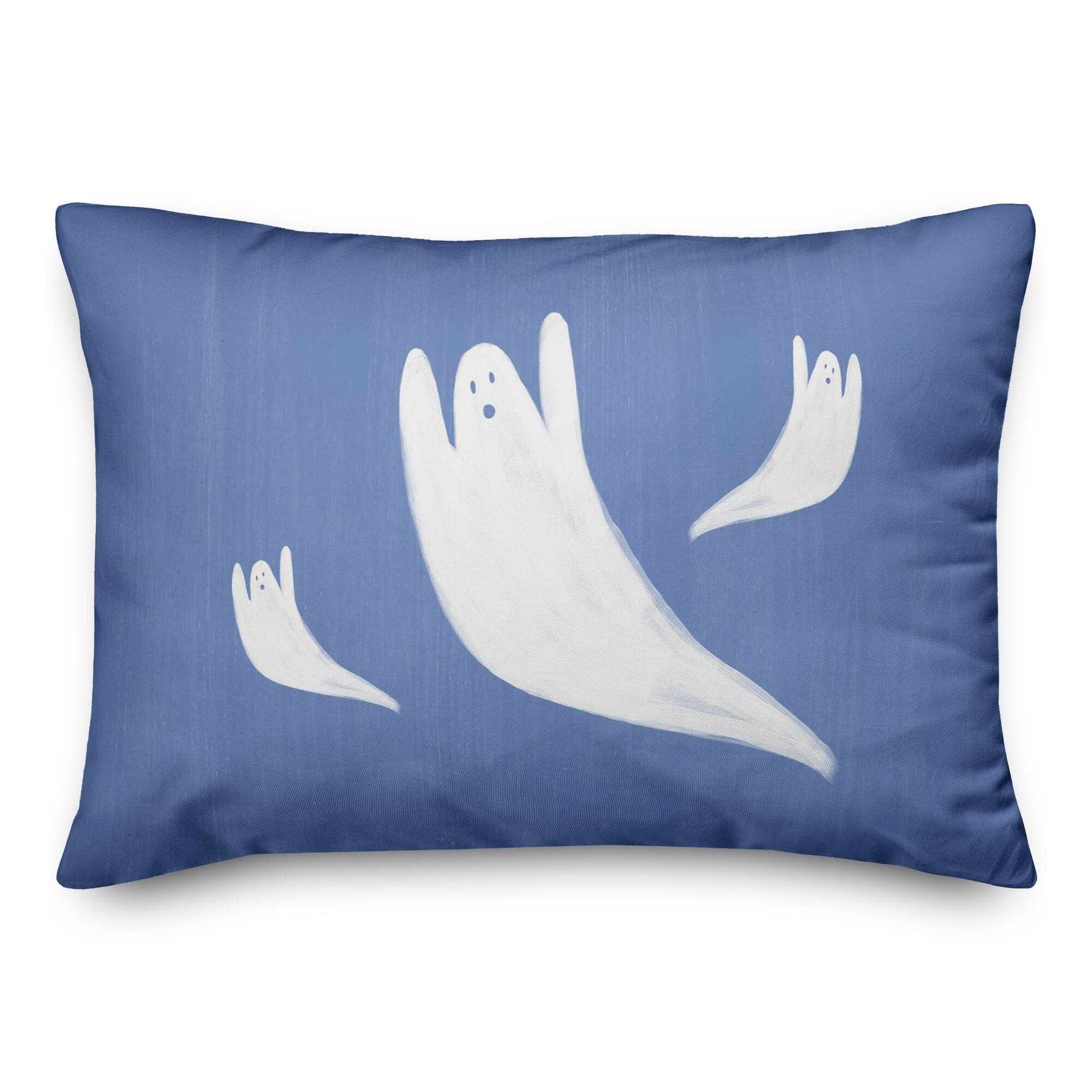 Beware Of Ghosts Throw Pillow