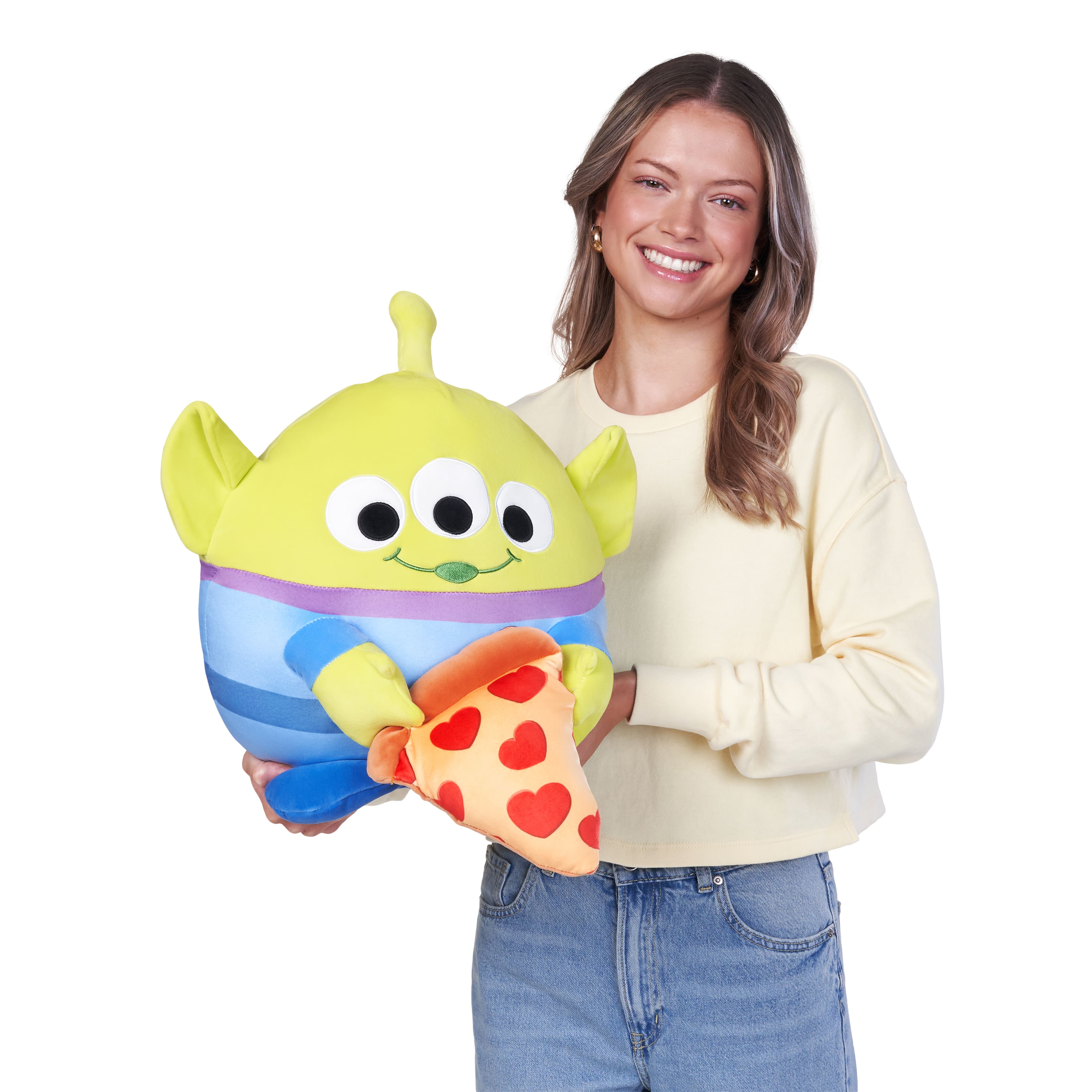 Snackles Disney&#xAE; 14&#x22; Toy Story Alien with Pizza Plush