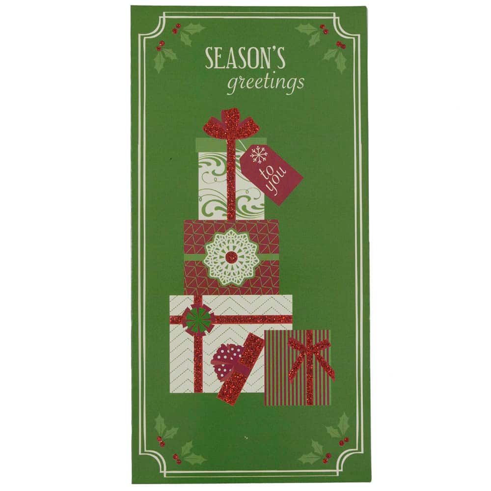 JAM Paper Season&#x27;s Greetings Gifts Christmas Cards &#x26; Envelopes Set