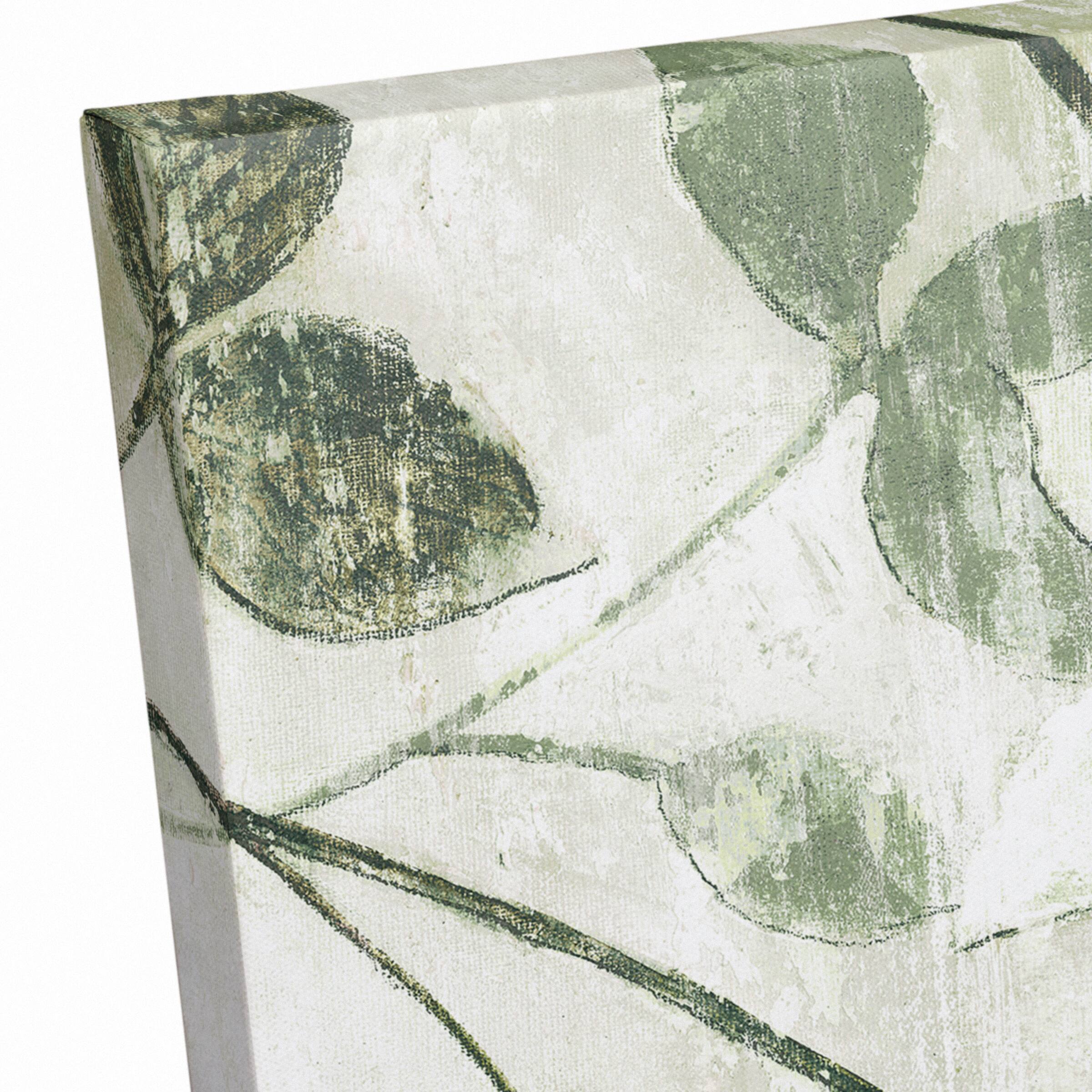 Design Direct Simple Leaves Canvas Wall Art