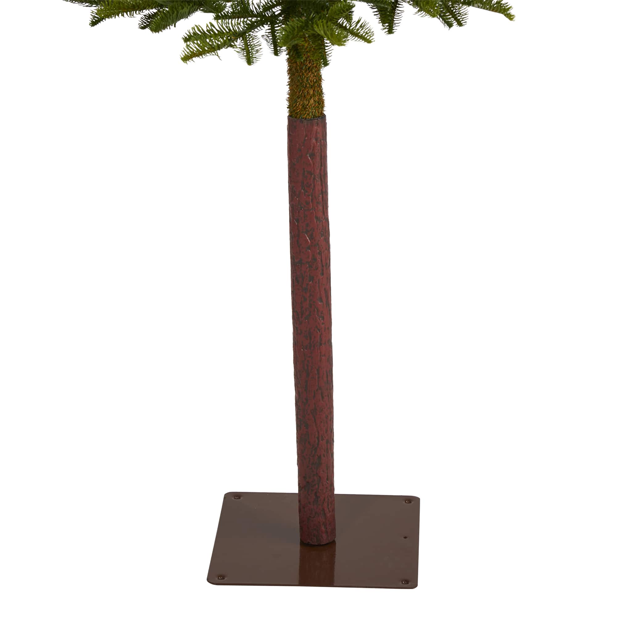 6ft. Pre-Lit Alaskan Alpine Artificial Christmas Tree, Clear LED Lights