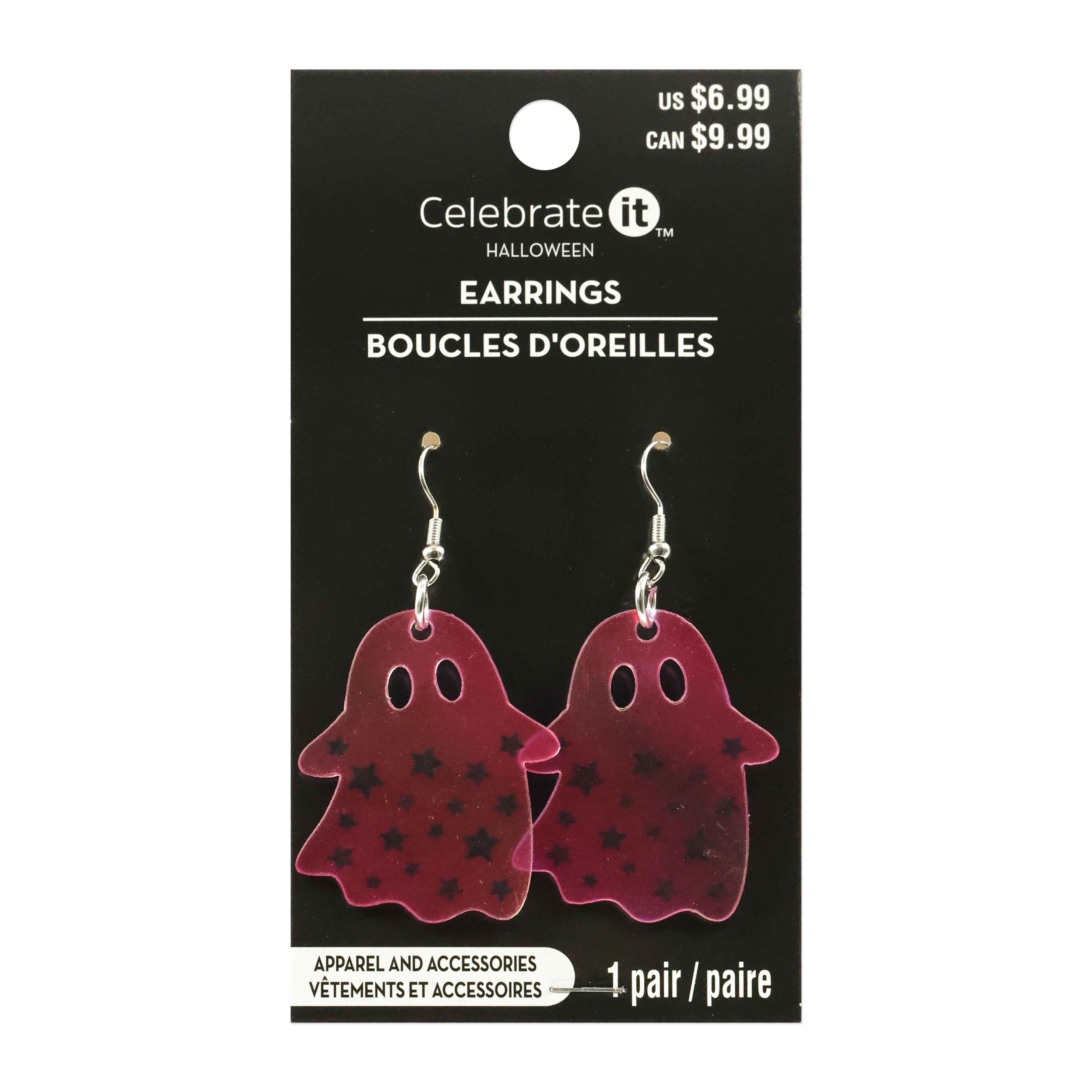Pink Ghost Earrings by Celebrate It&#x2122;