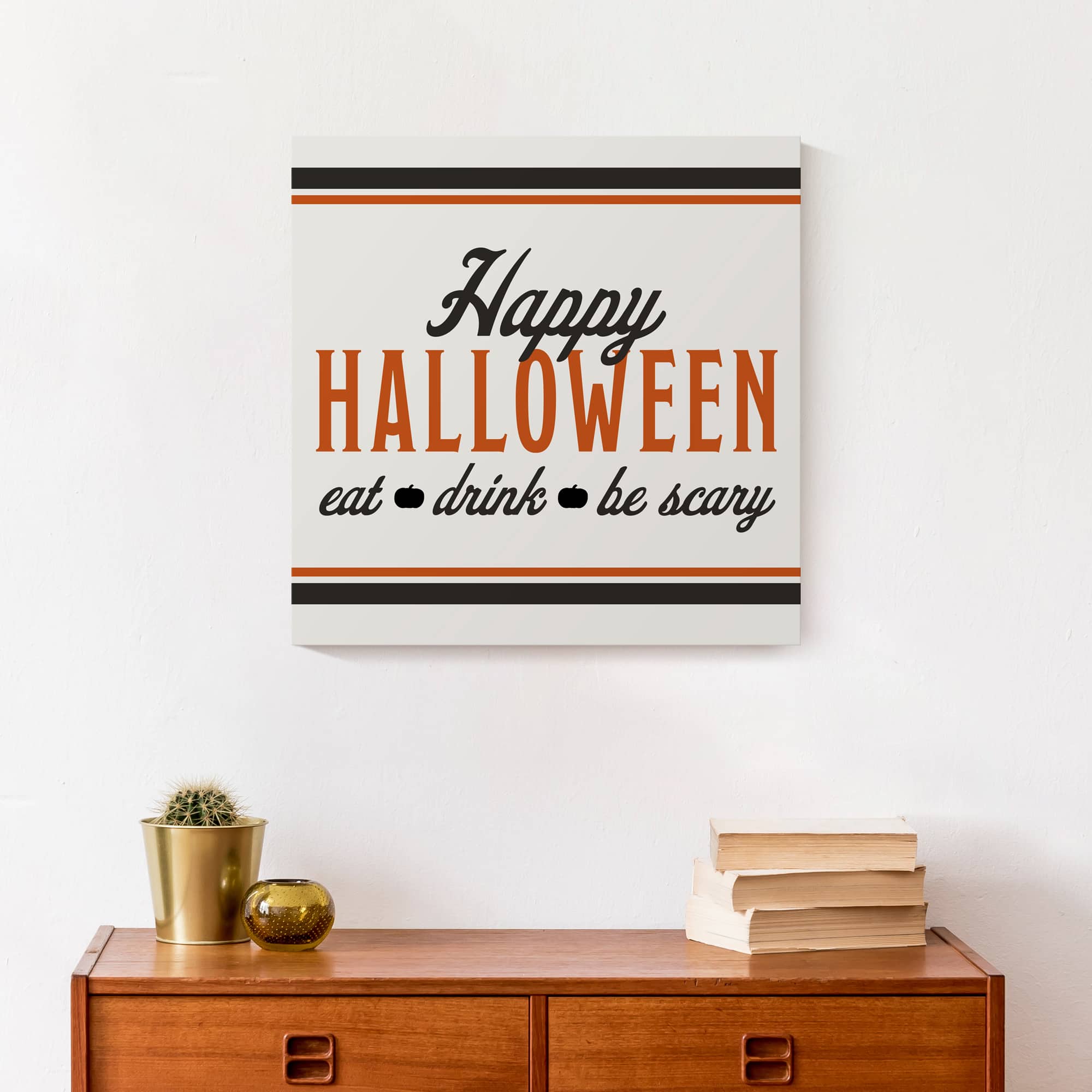 Happy Halloween Canvas Wall Art