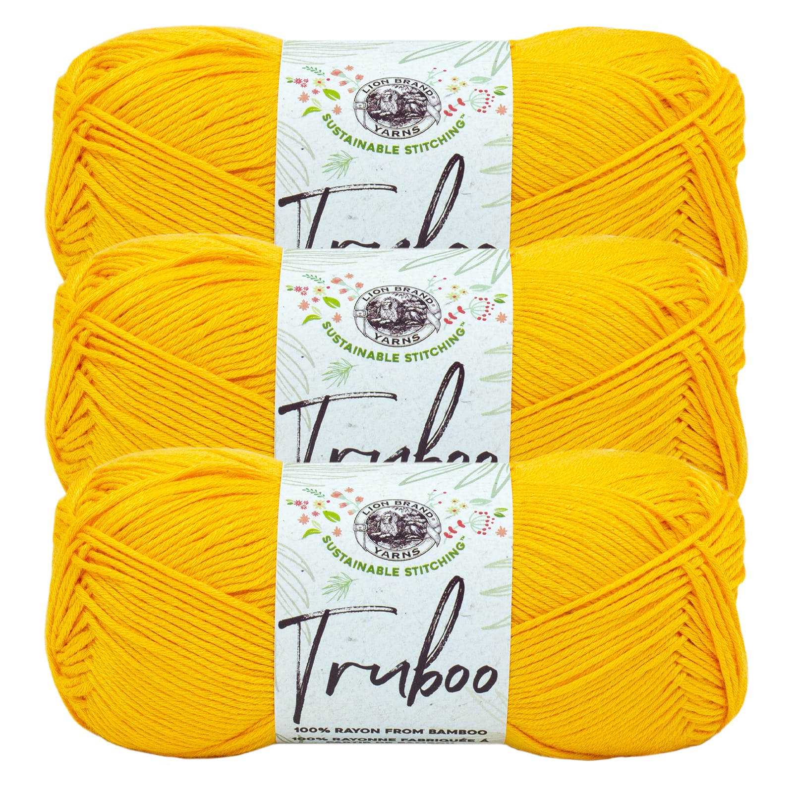 Truboo Lion Brand 100% Bamboo Yarn 