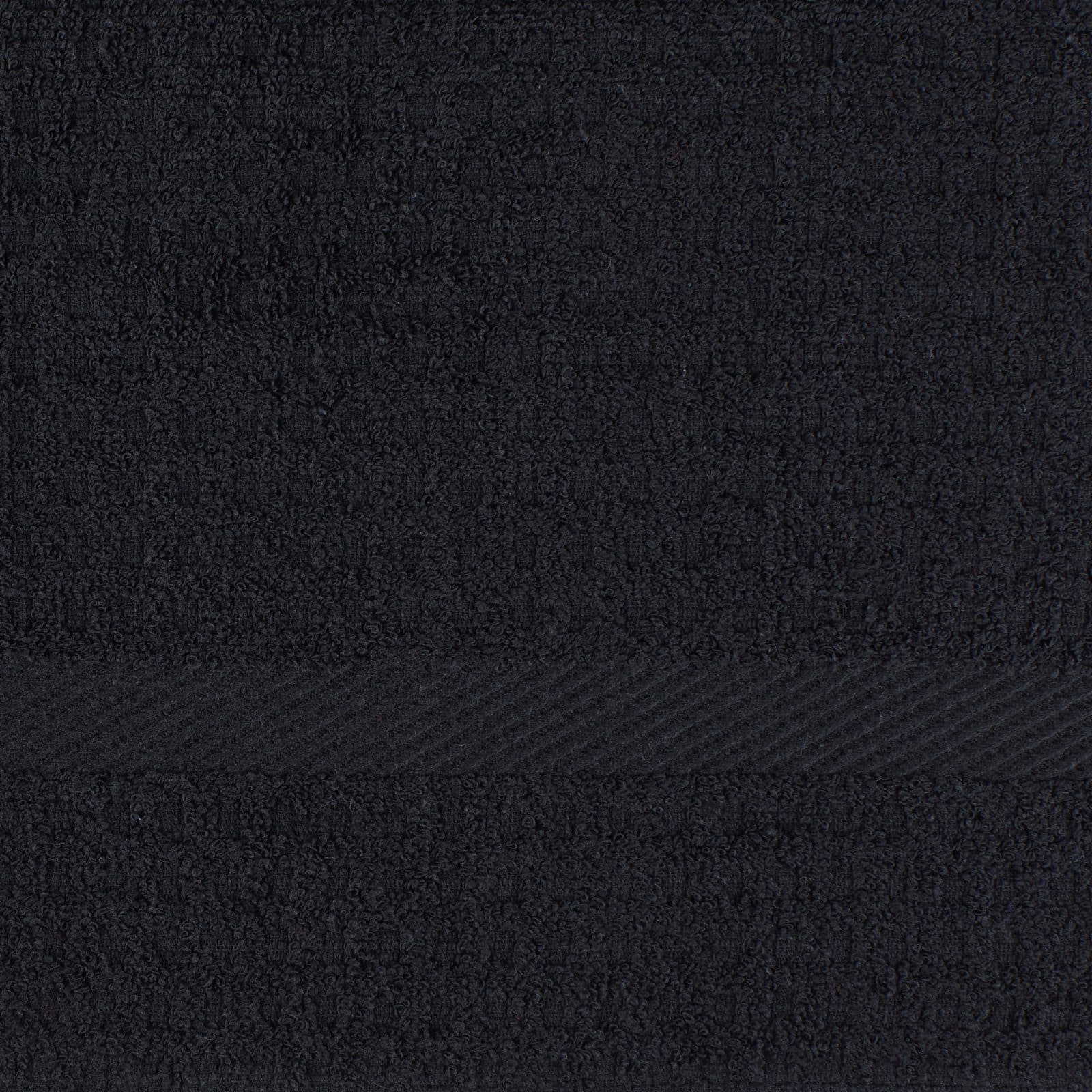 DII® Solid Black Waffle Terry Dishtowel, 4ct.