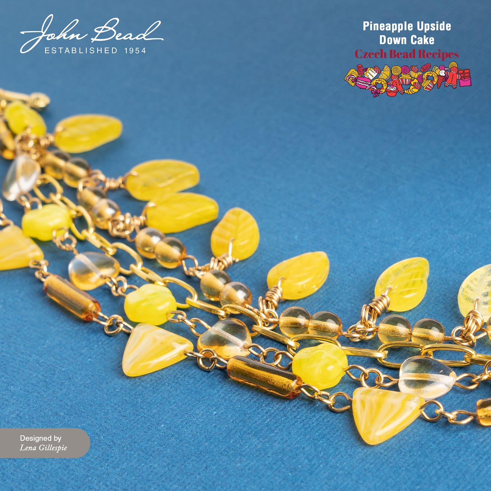 John Bead Czech Glass Recipe Box Beading Kit