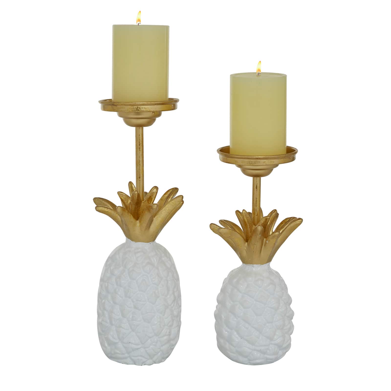 18x10cm White Pineapple Ceramic Tea Light Candle Holder Trinket Box With Lid 
