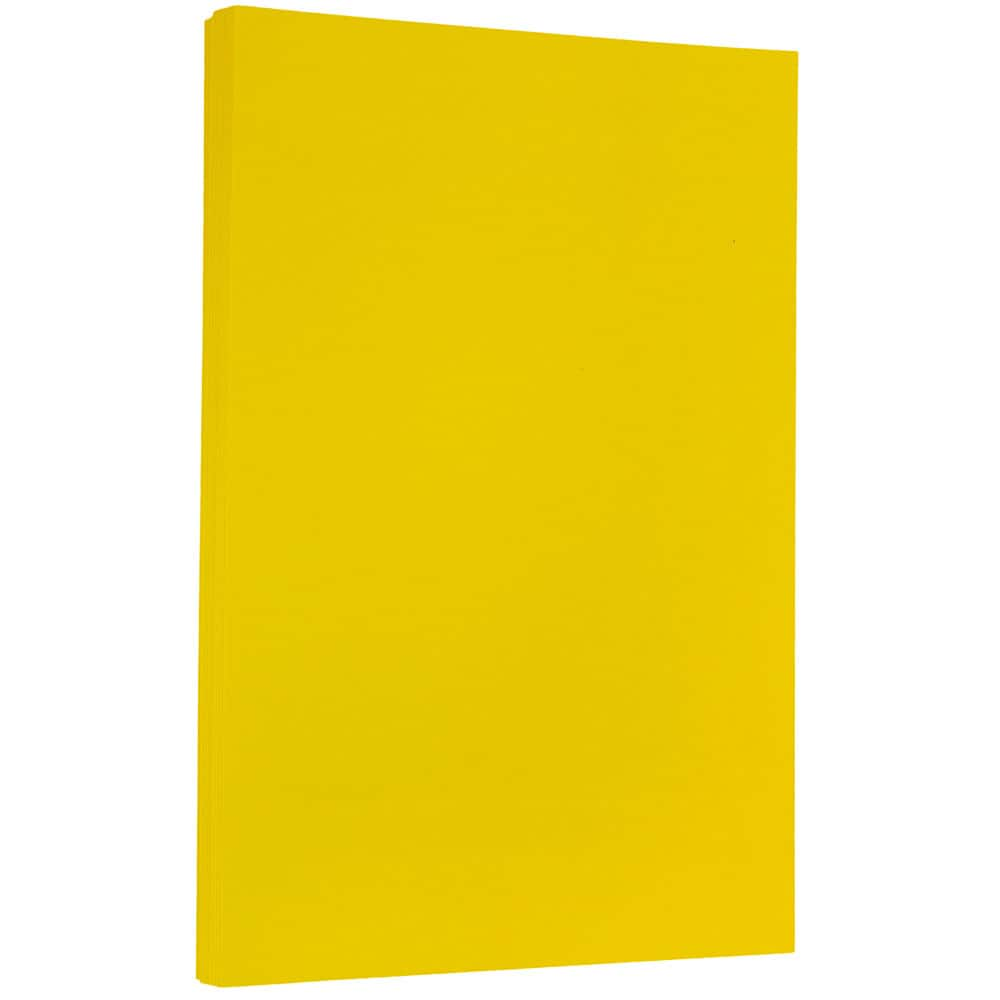 JAM Paper Bright Hue 8.5" x 14" 24lb. Recycled Colored Legal Paper, 100 Sheets