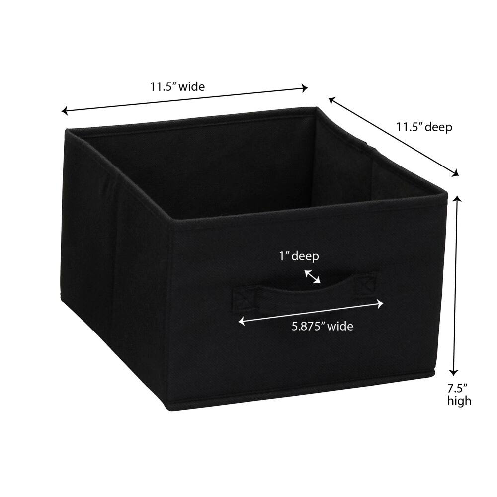 Household Essentials 11.5" Open Storage Box, 2ct.