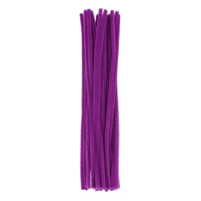 Purple Chenille Pipe Cleaners, 25ct. by Creatology™ | Michaels