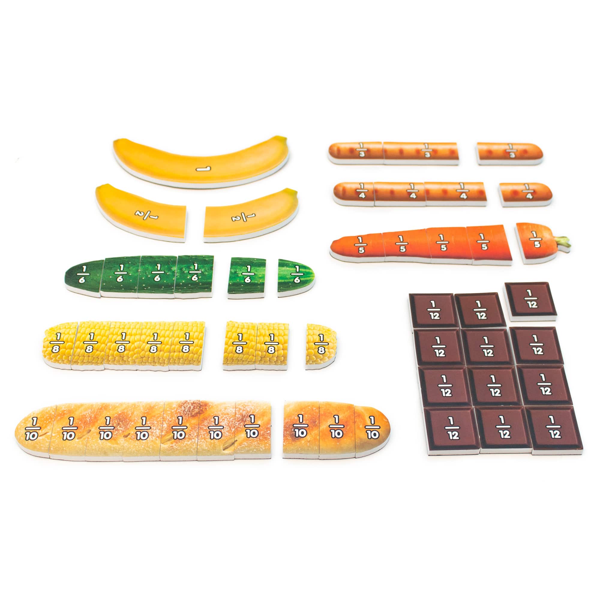 Junior Learning&#xAE; Food Fractions Educational Learning Set