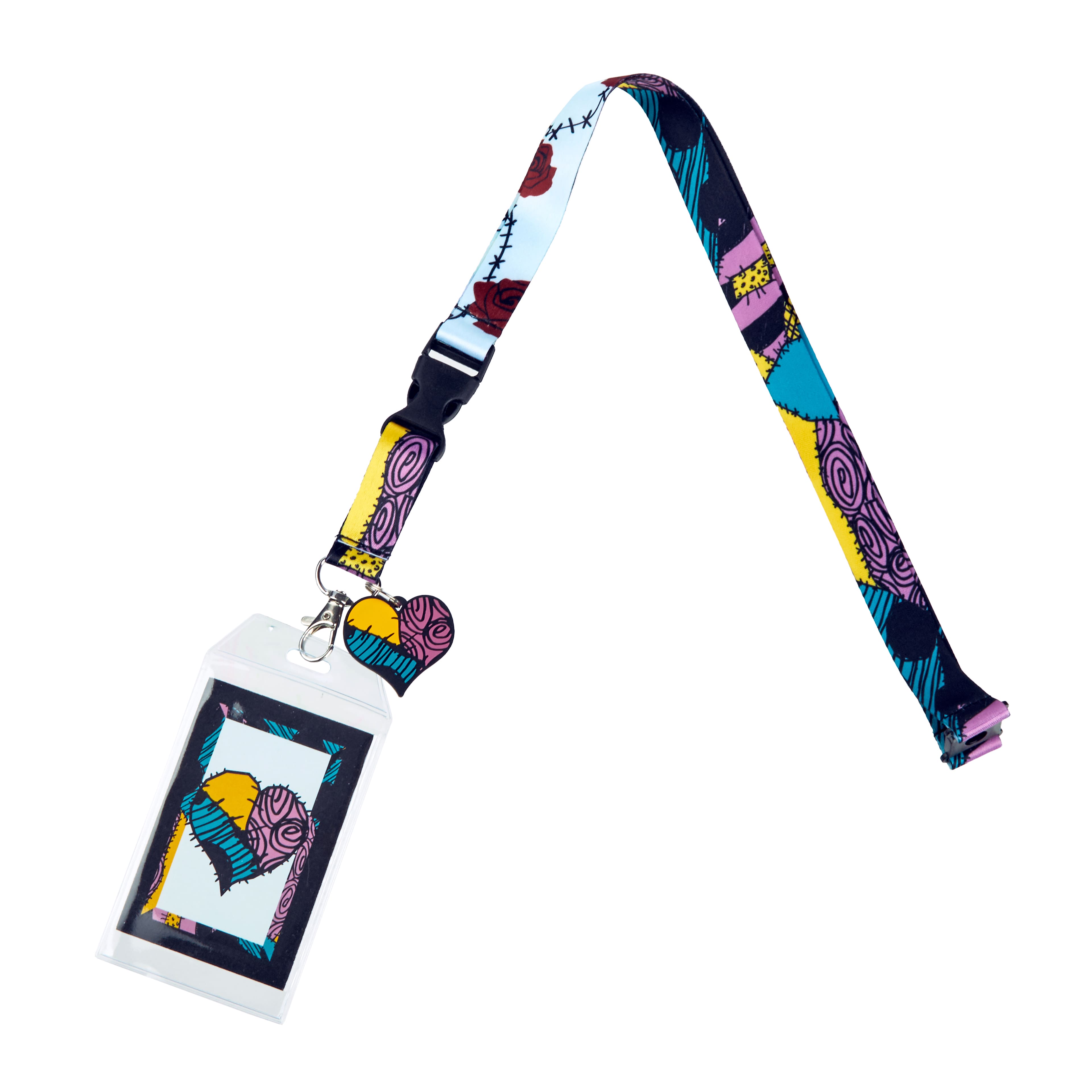 The Nightmare Before Christmas Sally ID Lanyard with Heart Pendant