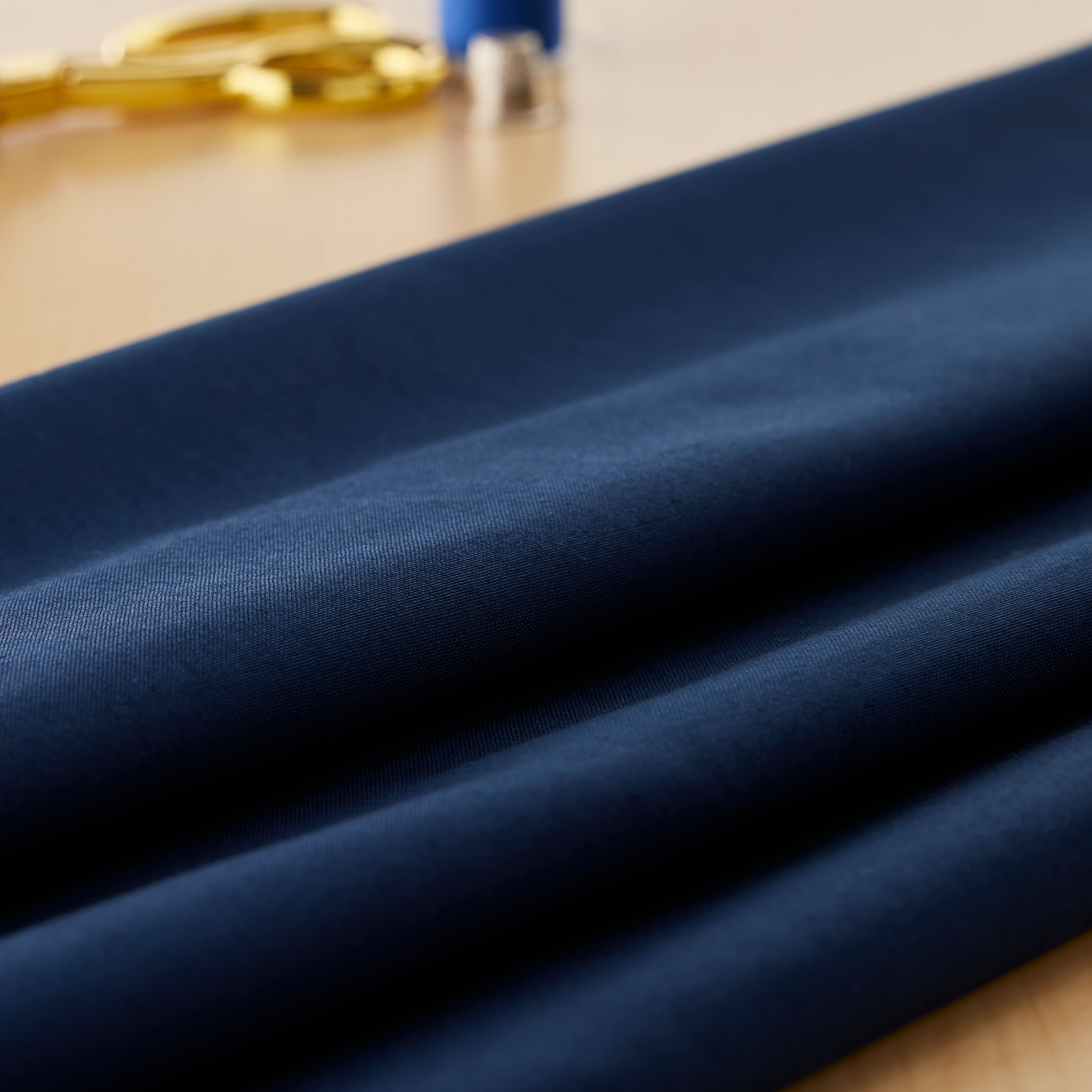 Northcott Premium Quilt Solid Navy Cotton Fabric