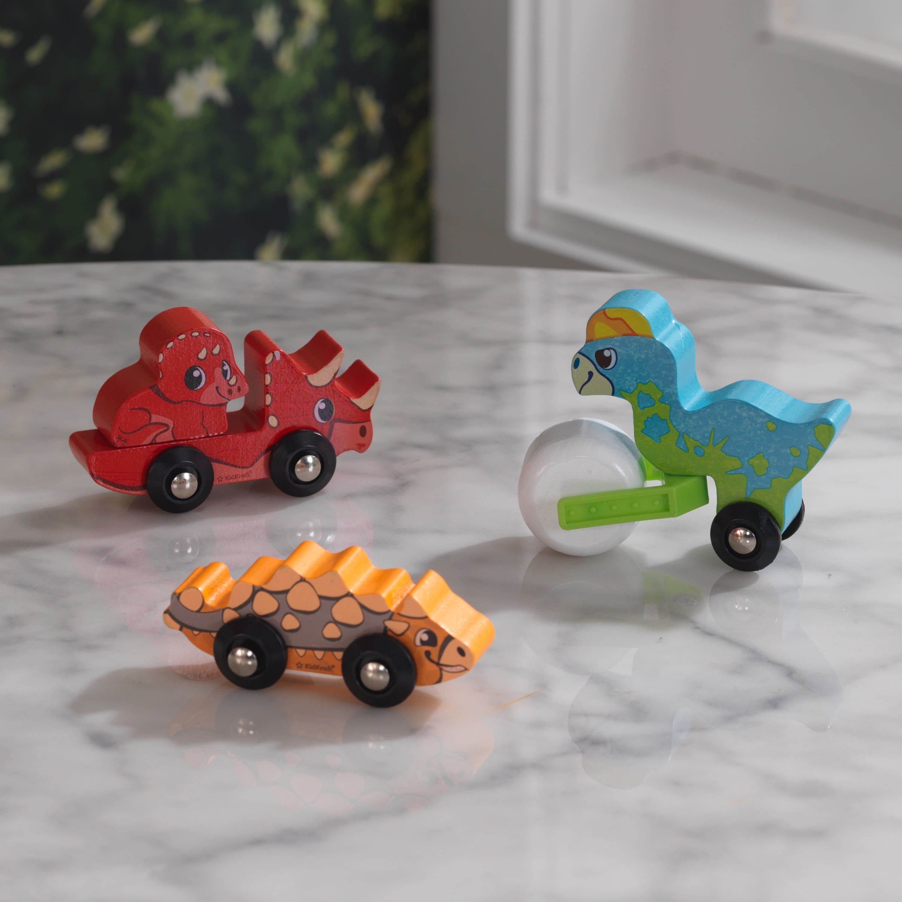 KidKraft Adventure Tracks&#x2122; Dino World Prehistoric Pals: Rollers