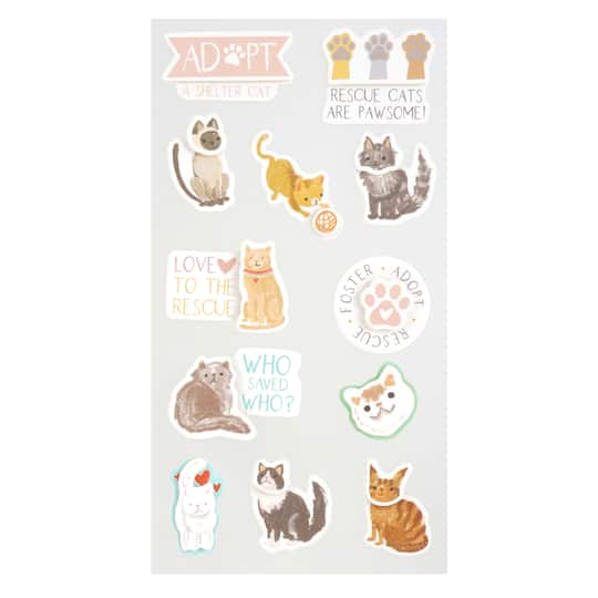 Rescue Cat Stickers by Recollections™ | Michaels