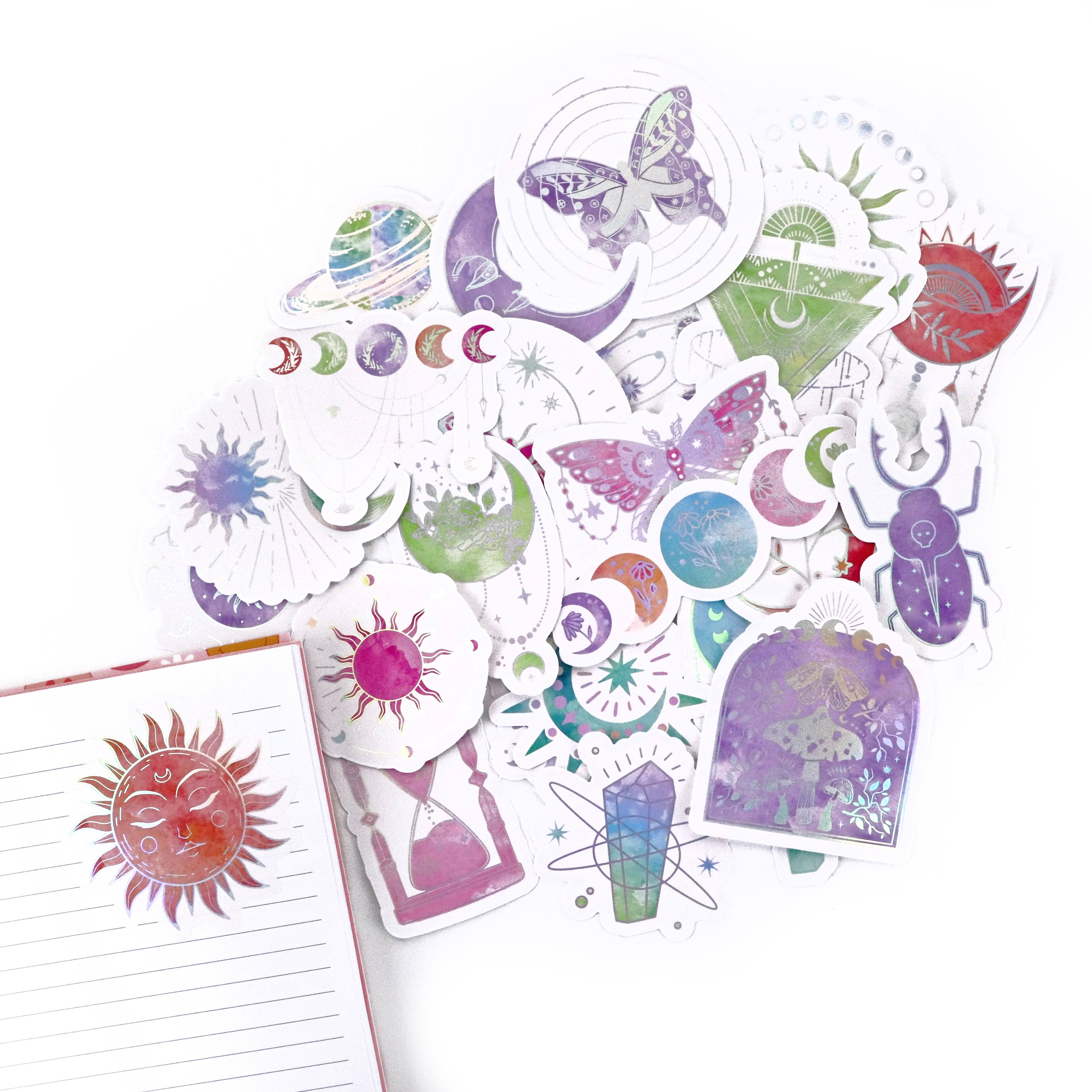 Pastel Celestial Vinyl Die Cut Stickers by Recollections™