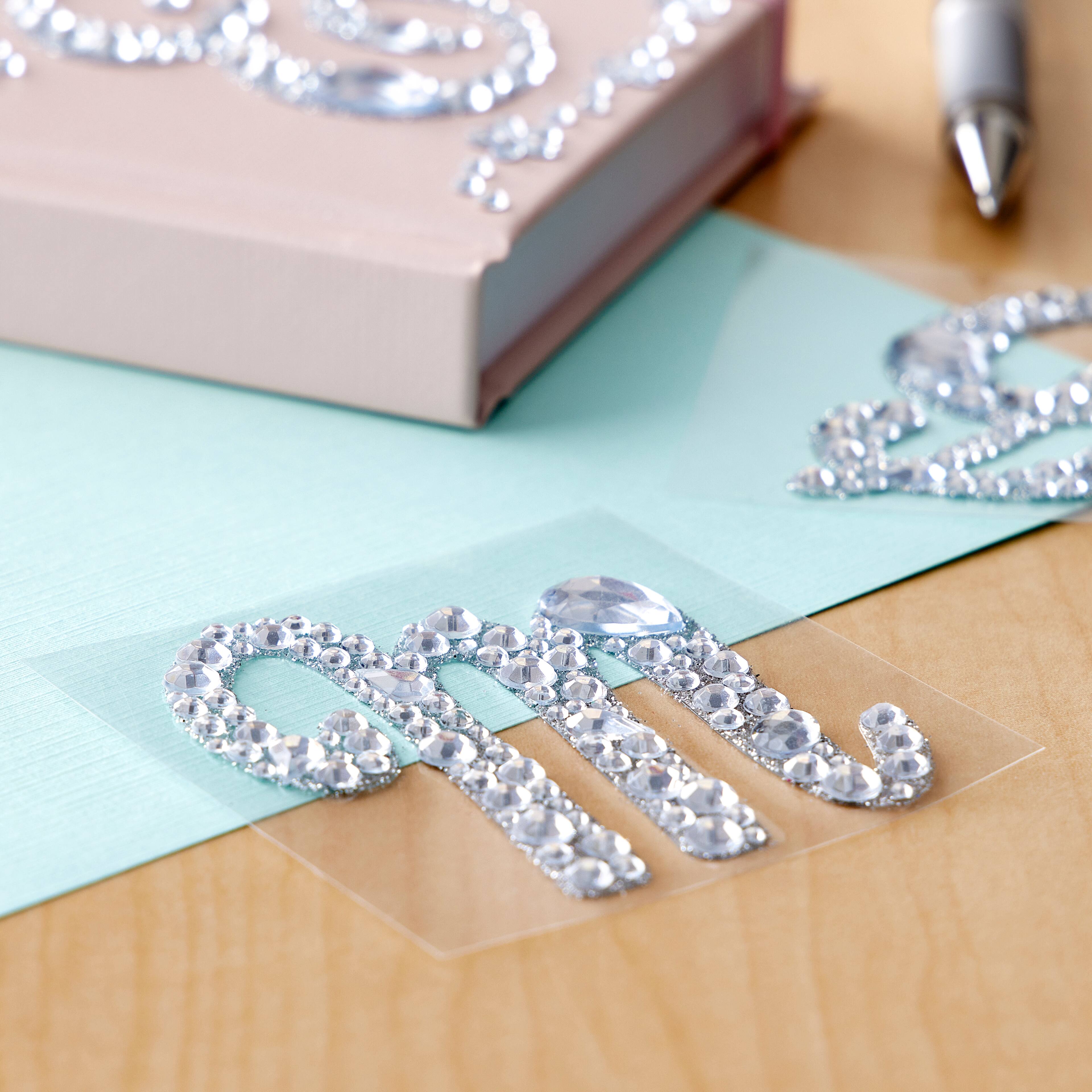 12 Pack: Bling Alphabet Letter Sticker by Recollections&#x2122;