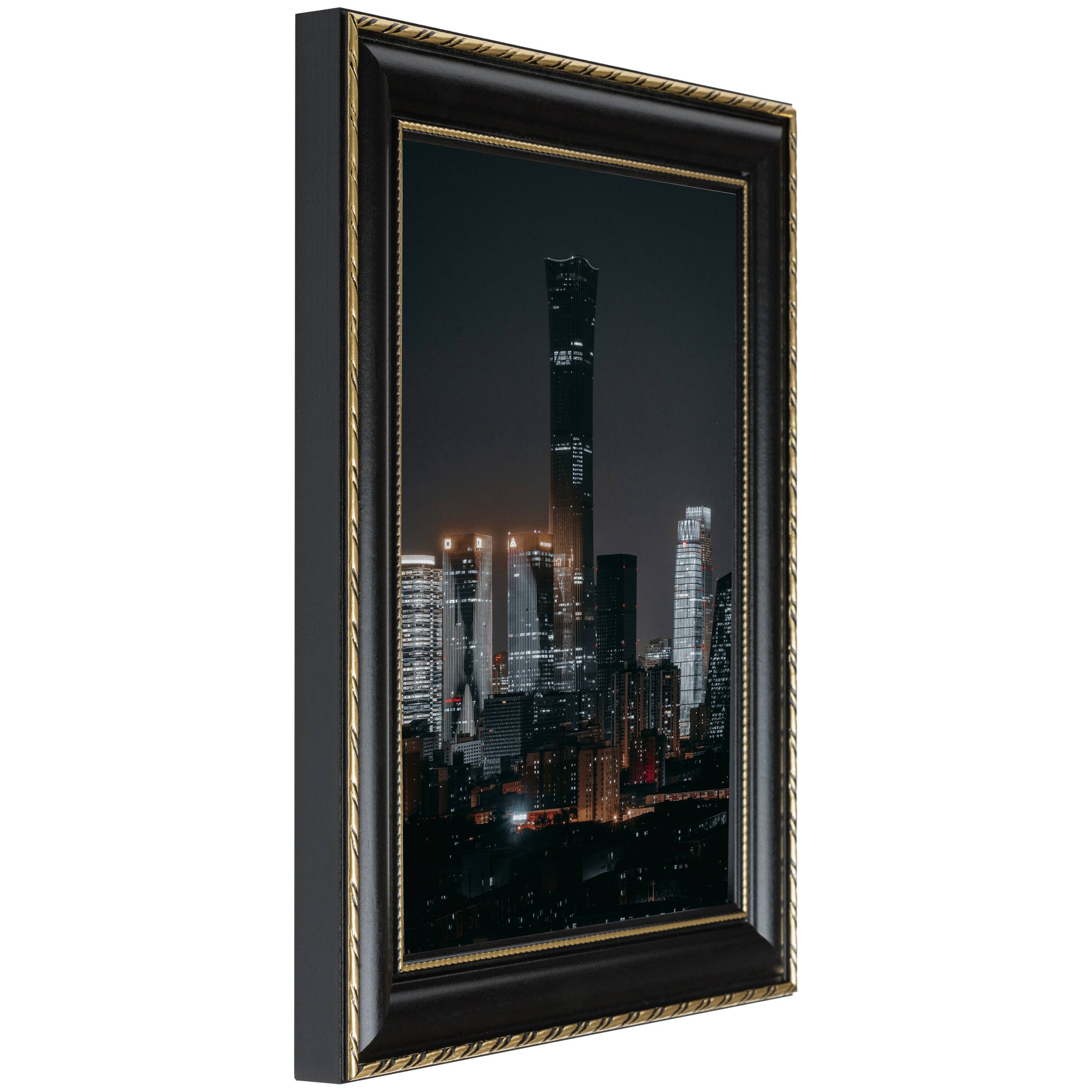 Craig Frames Victoria Black & Gold Picture Frame