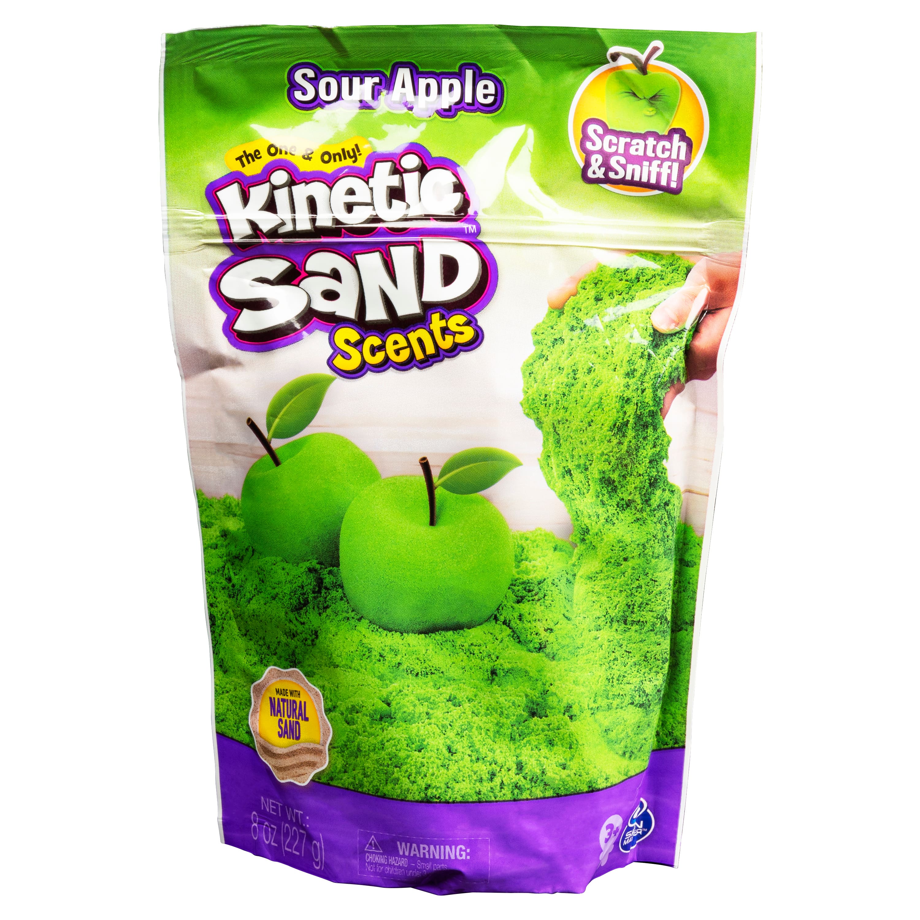 Kinetic Sand, Sweet Scents 4-Pack with 2lb of Sour Gummy, Lollipop