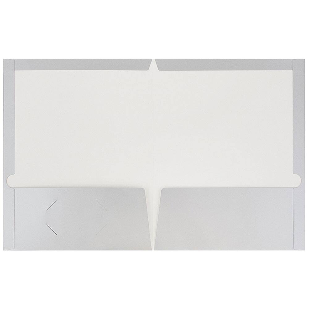 JAM Paper Laminated 2-Pocket Glossy Folders, 6ct.