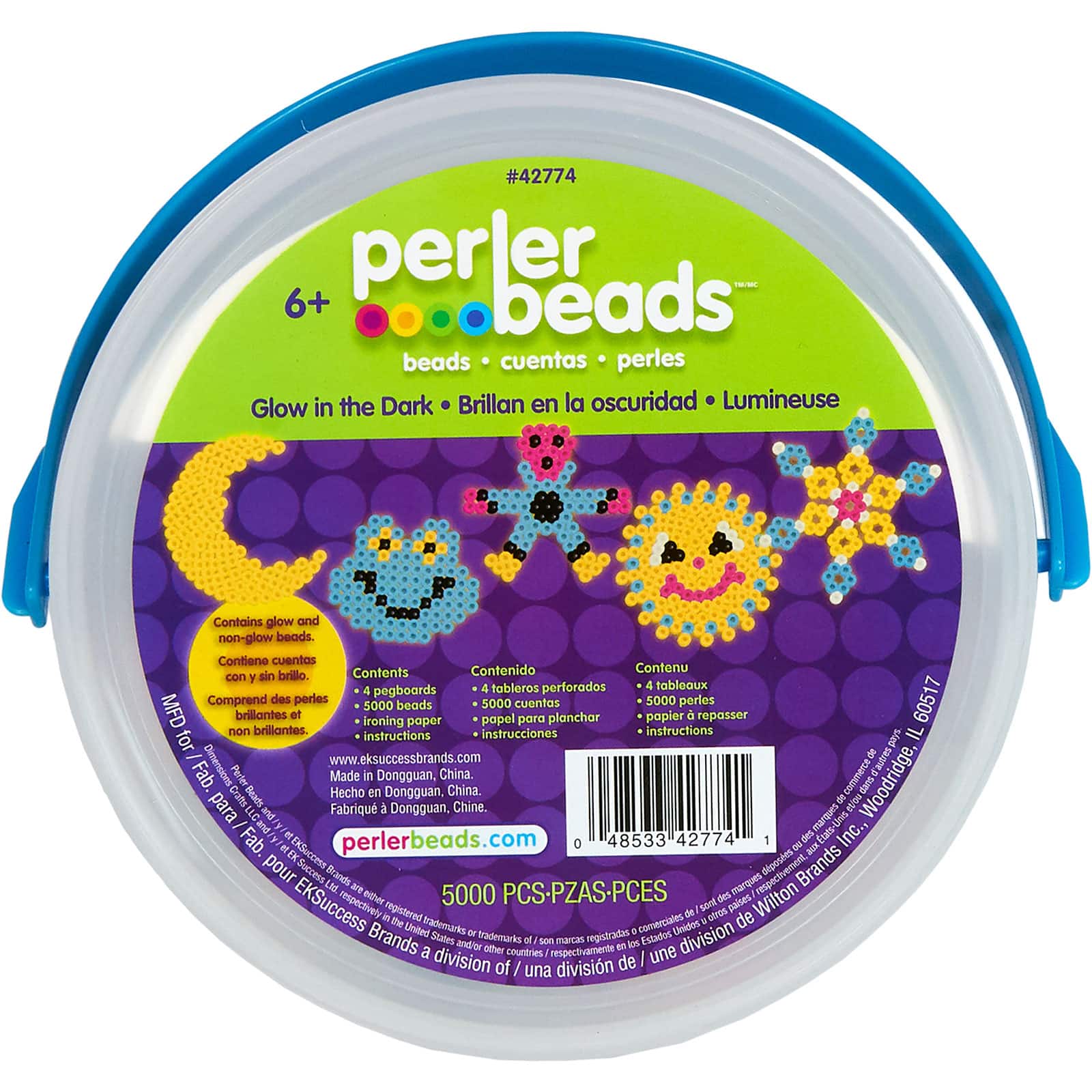 Perler Beads&#x2122; Glow in the Dark Activity Bucket